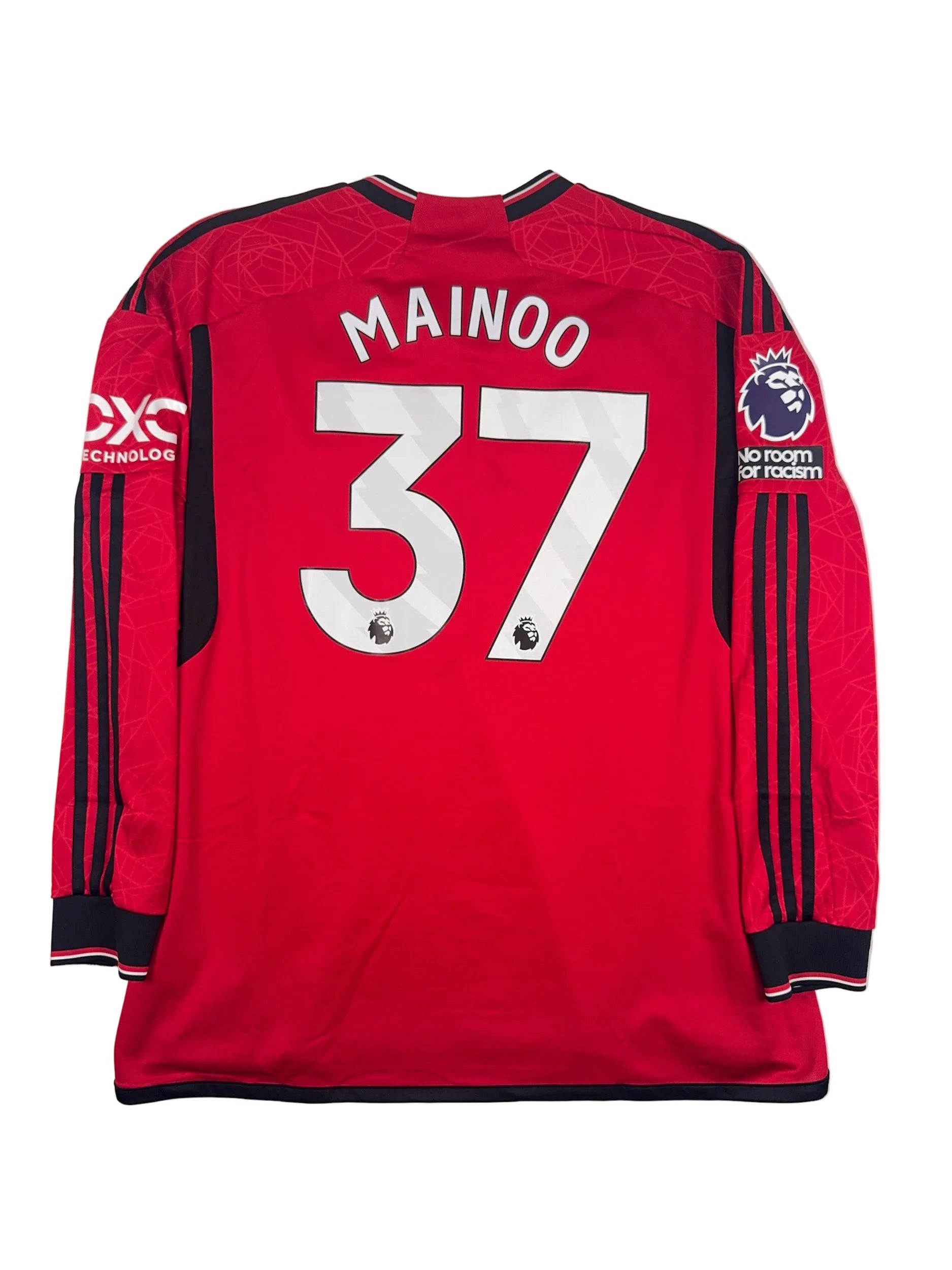 Manchester United 2022/23 Kobbie Mainoo #37 Longsleeve Home Shirt - XXL
