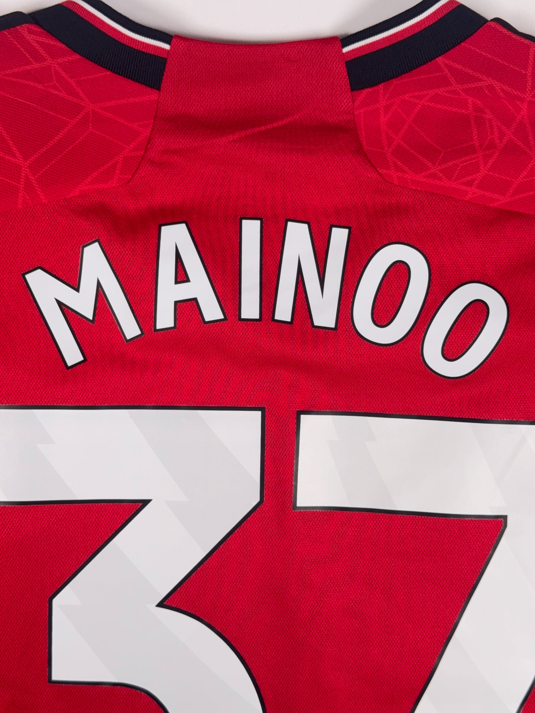 Manchester United 2022/23 Kobbie Mainoo #37 Longsleeve Home Shirt - XXL