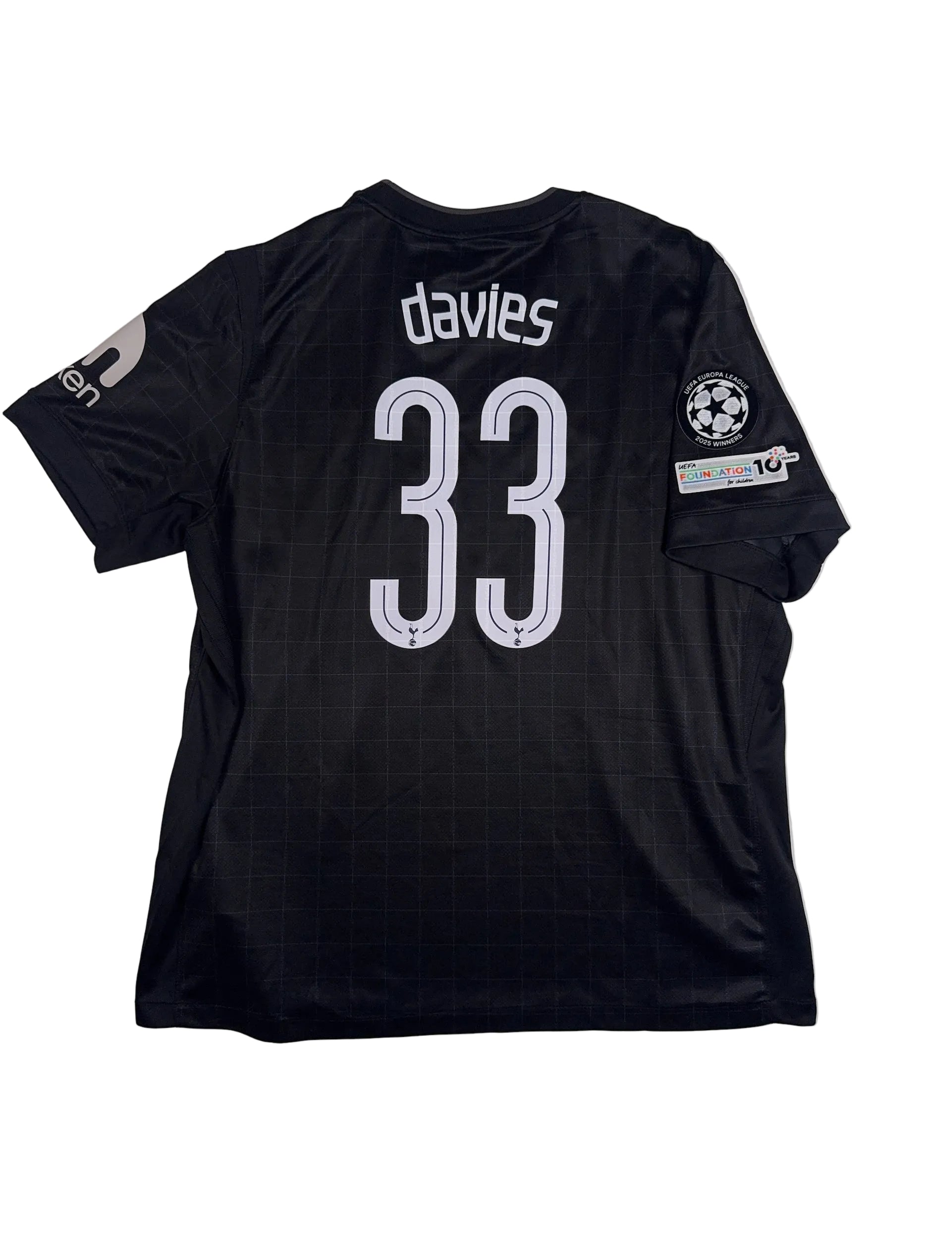 Tottenham Hotspur 2025/26 Ben Davies #33 Away Shirt - XXL