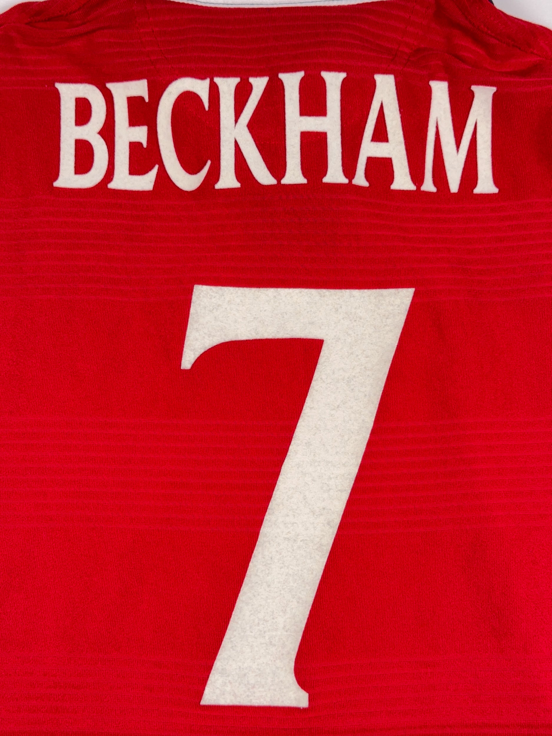 England 1999/01 David Beckham #7 Away Shirt - L