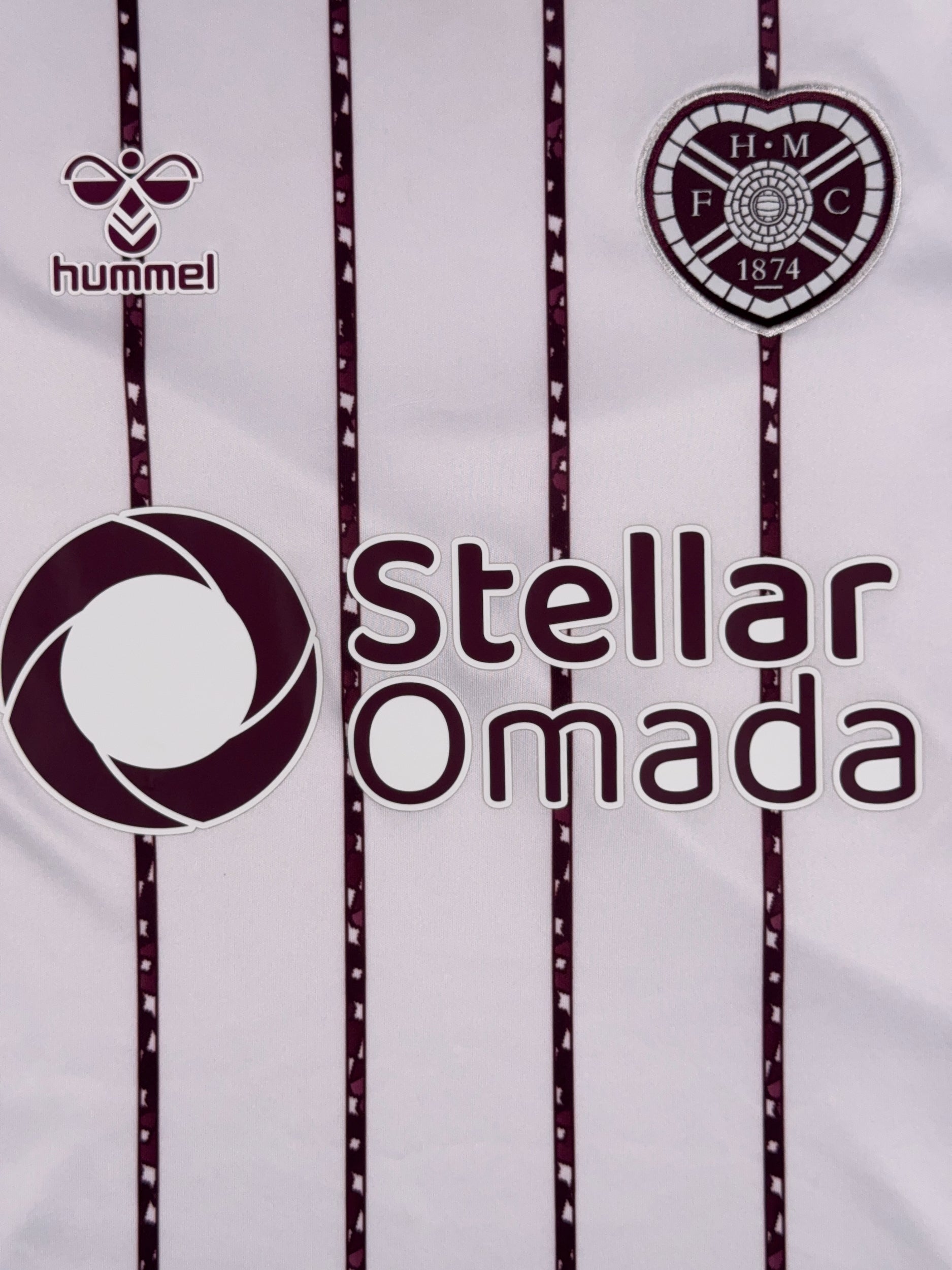 Hearts 2025/26 Away Shirt - M