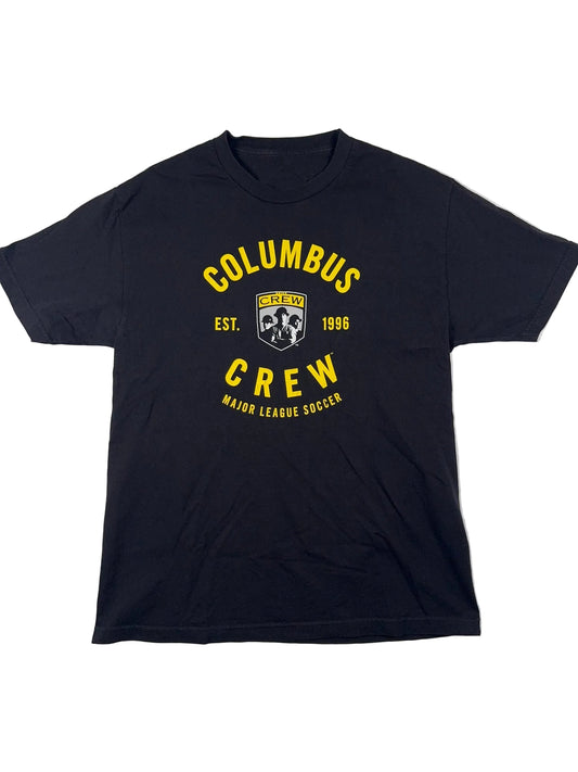 Columbus Crew 2000s Black Vintage T-Shirt - L