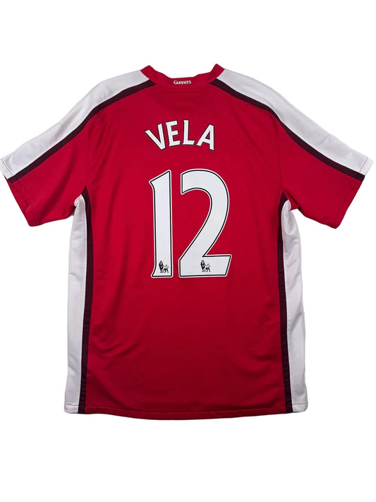 Arsenal 2008/10 Carlos Vela #12 Home - L