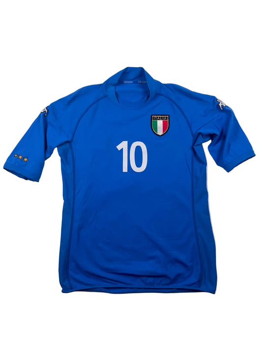 Italy 2000/01 Totti #10 Home Shirt - L