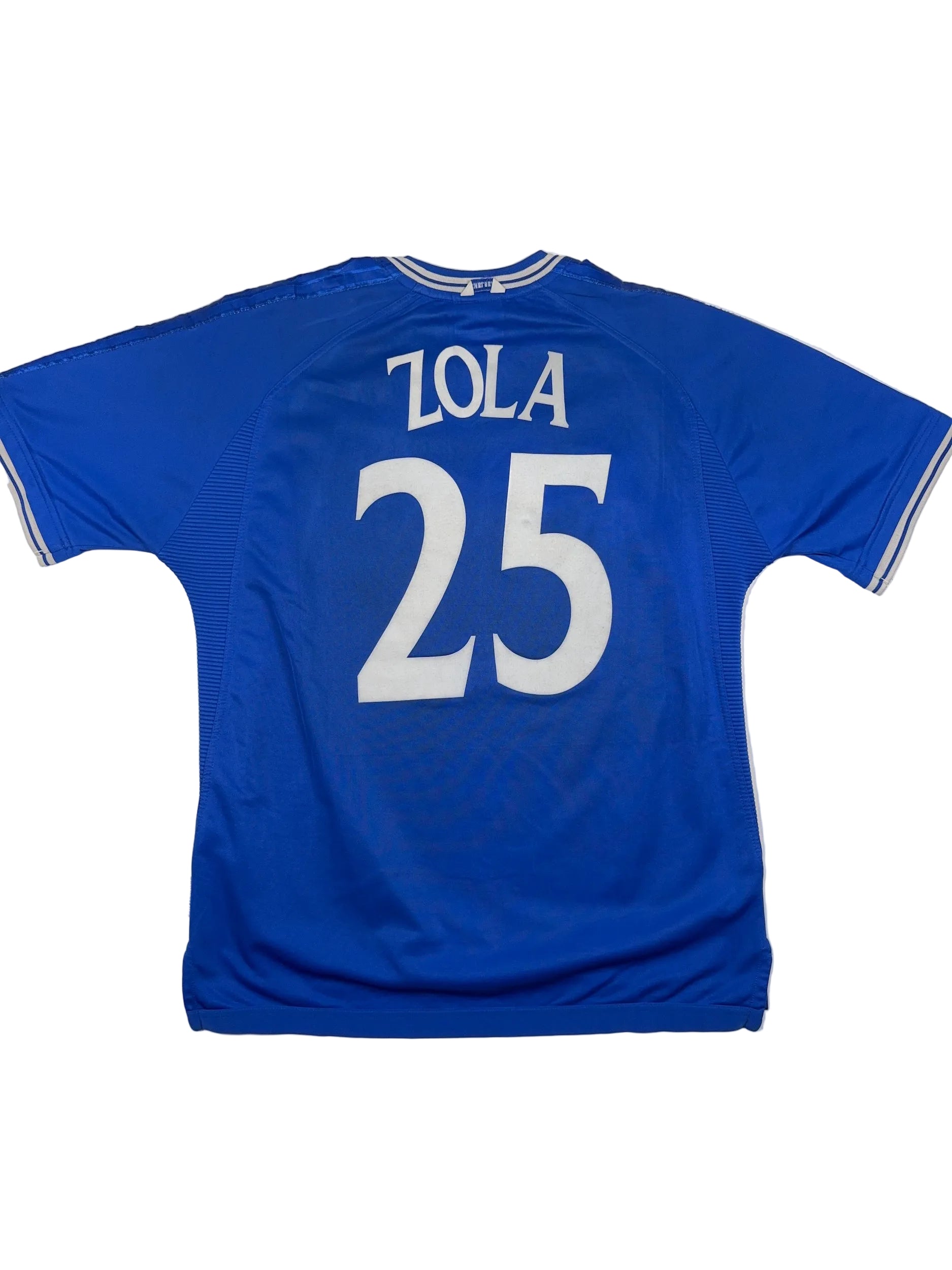 Chelsea 1999/01 Gianfranco Zola #25 FA Cup Final 2000 Home Shirt - XL