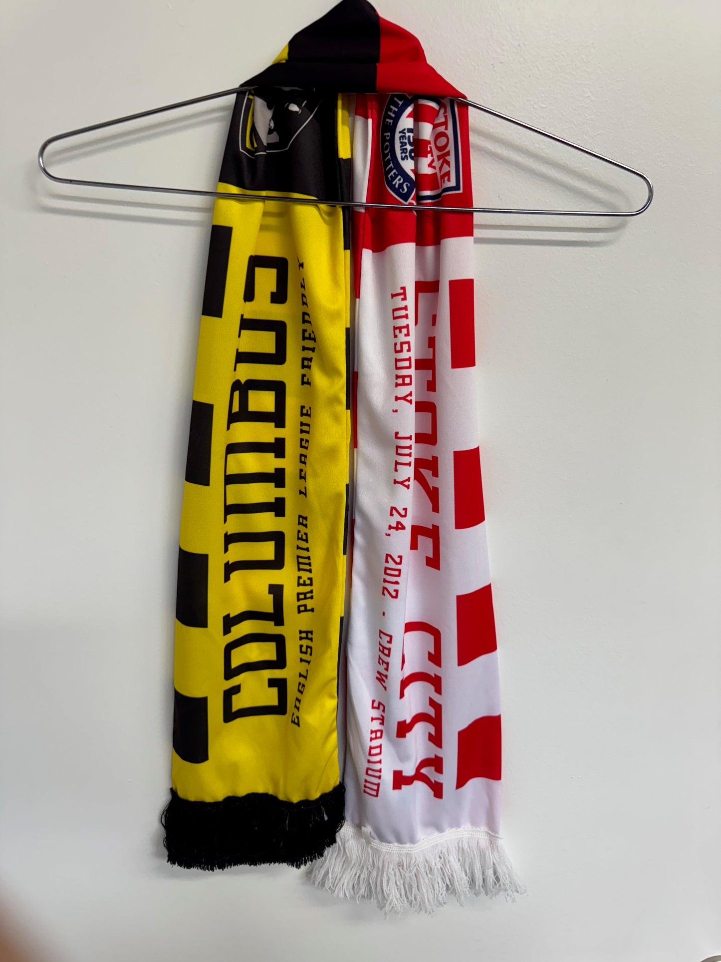 Columbus Crew vs Stoke City Polyester Scarf