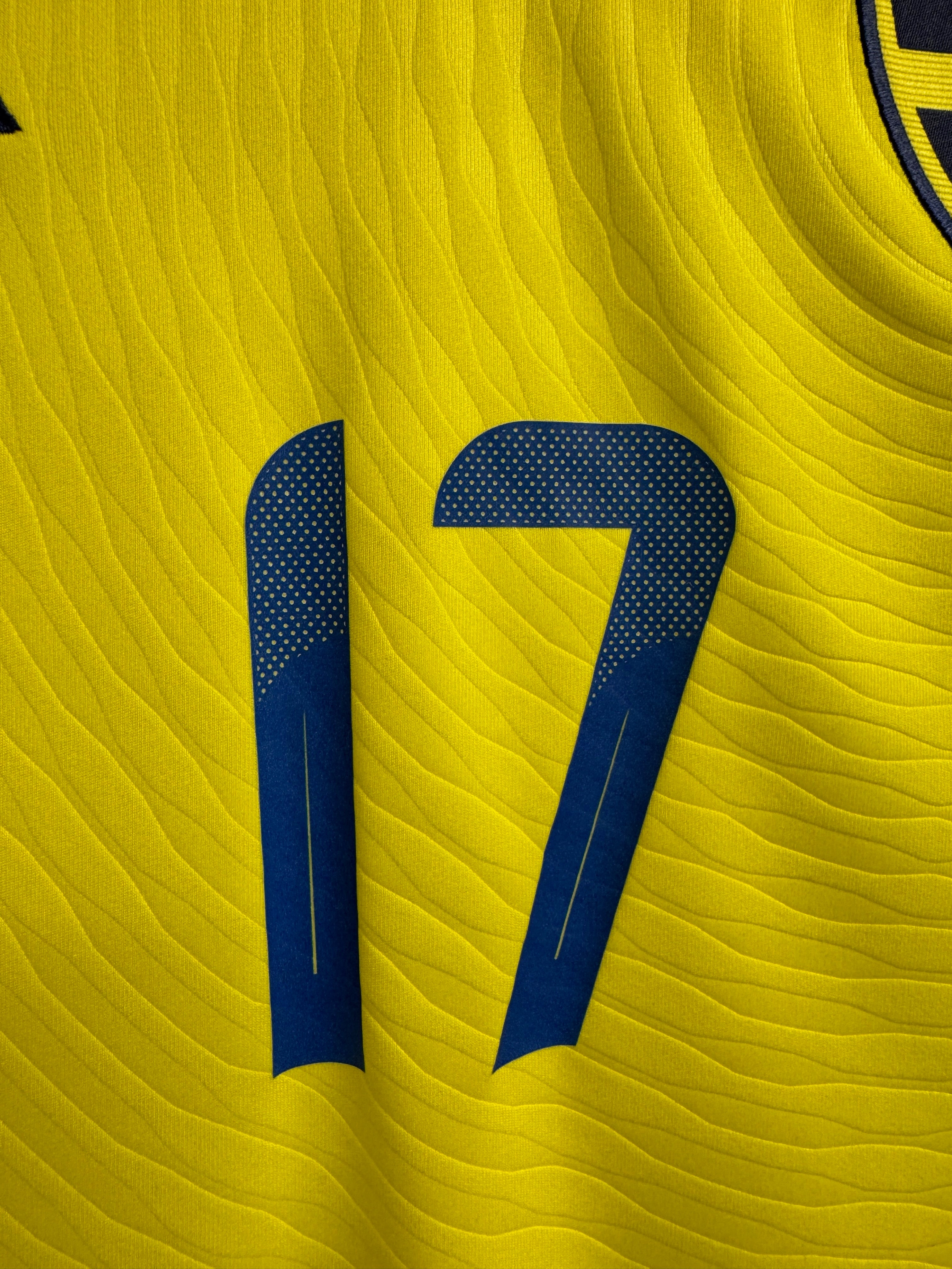 Sweden 2024 Victor Gyokeres #17 Home Shirt | Retro Screamers