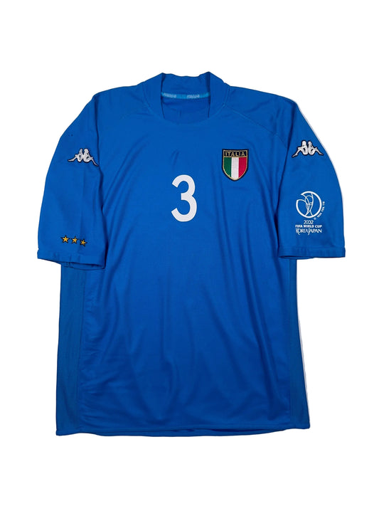 Italy 2002/03 Paolo Maldini #3 Home Shirt - L