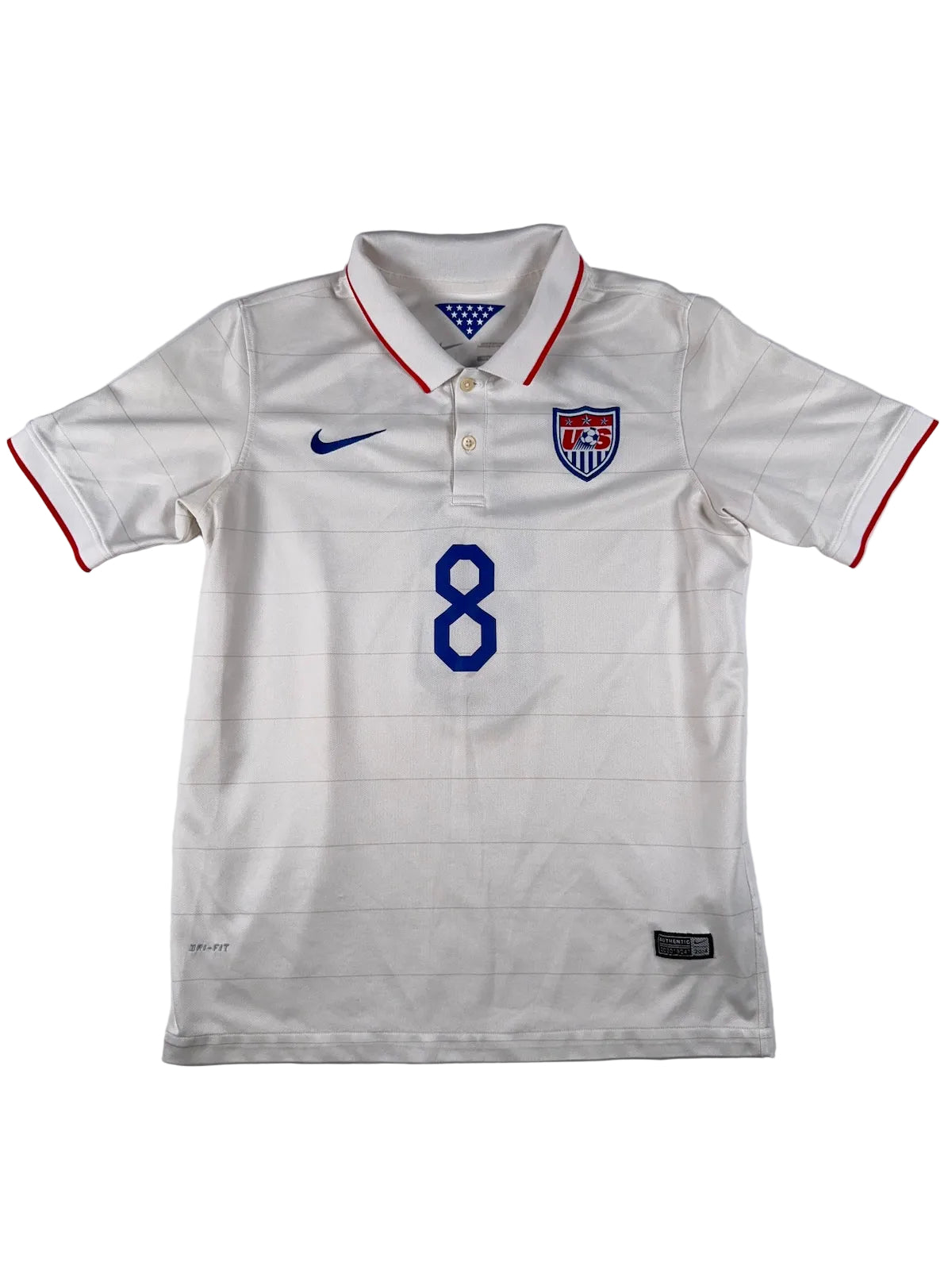 USA USMNT 2014/15 Clint Dempsey #8 Home Shirt - YXL