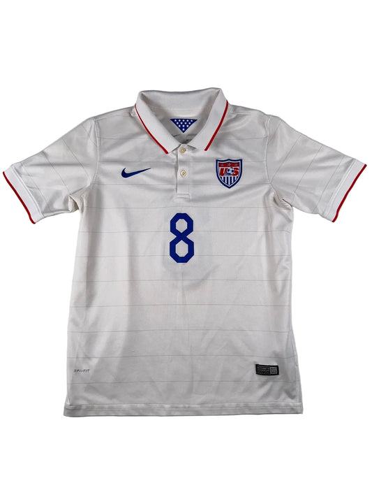USA USMNT 2014/15 Clint Dempsey #8 Home Shirt - YXL