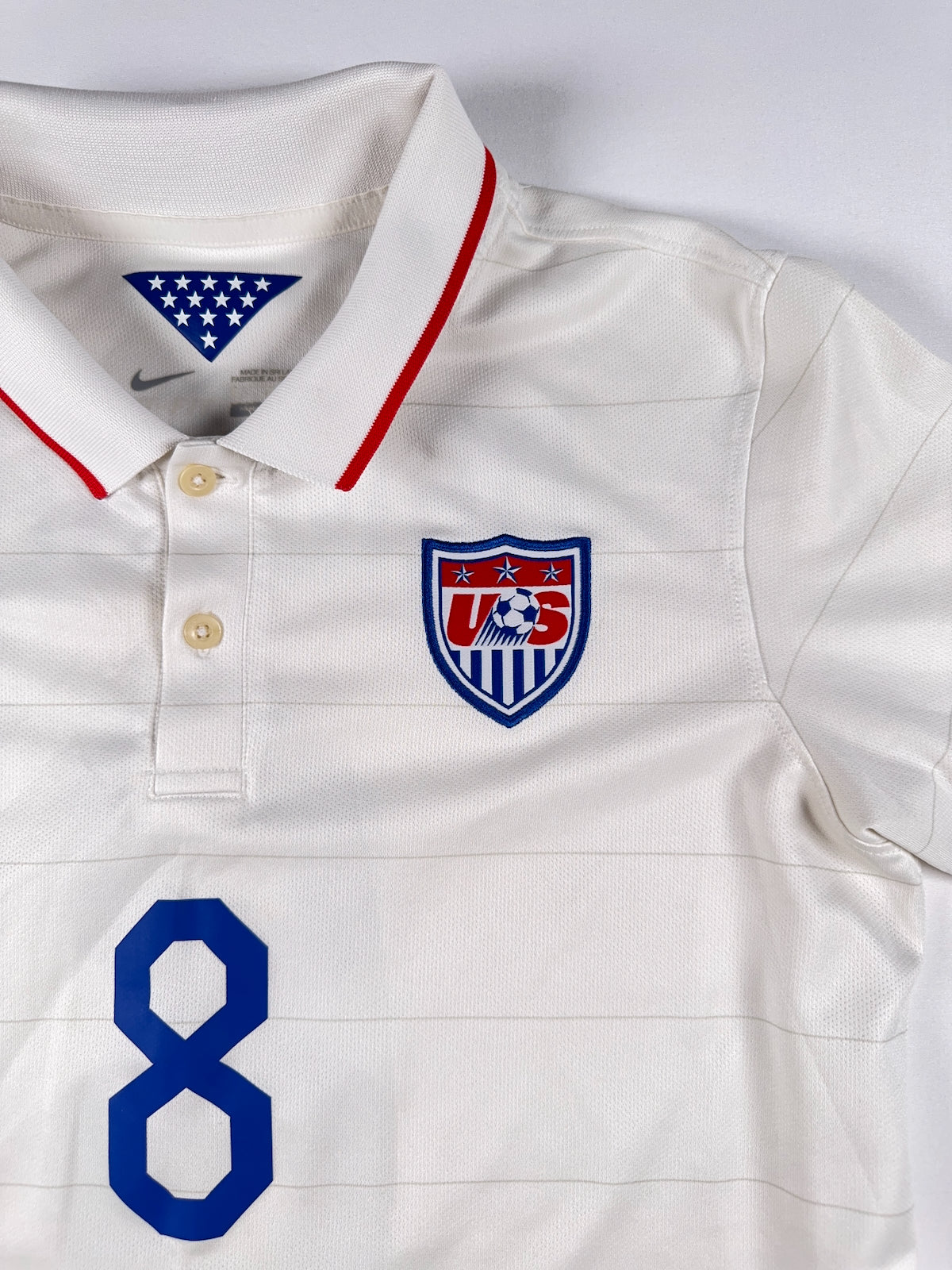 USA USMNT 2014/15 Clint Dempsey #8 Home Shirt - YXL