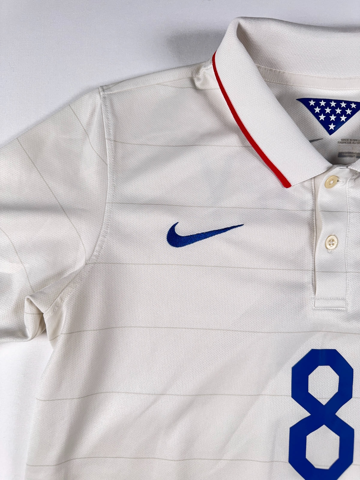 USA USMNT 2014/15 Clint Dempsey #8 Home Shirt - YXL