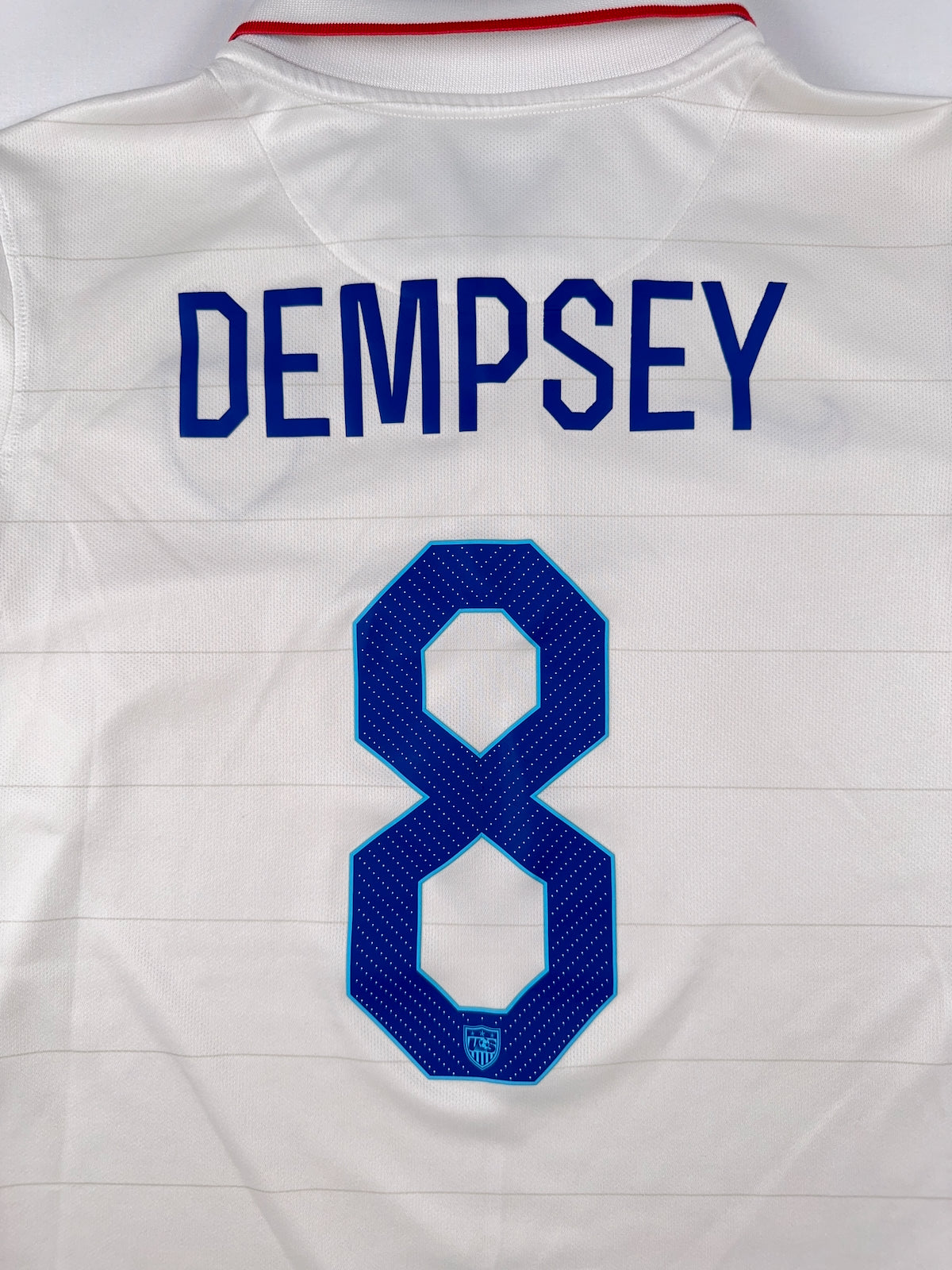 USA USMNT 2014/15 Clint Dempsey #8 Home Shirt - YXL