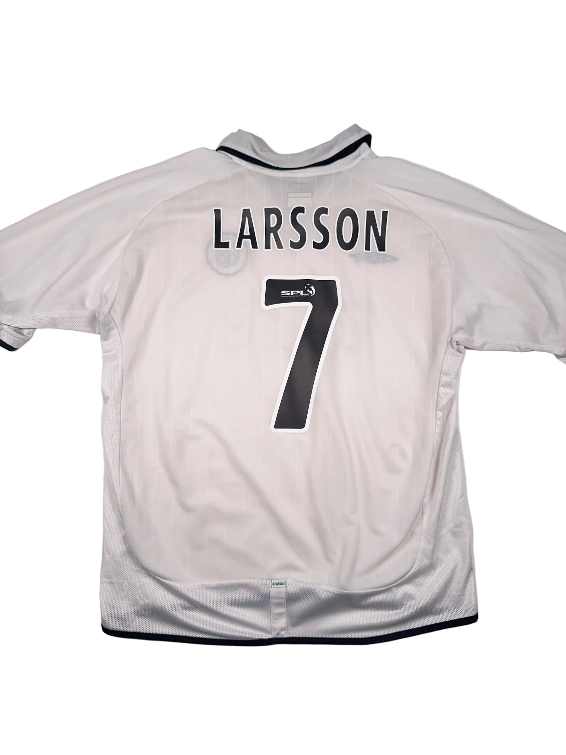 Celtic 2000/01 Henrik Larsson #7 Away Shirt - XL