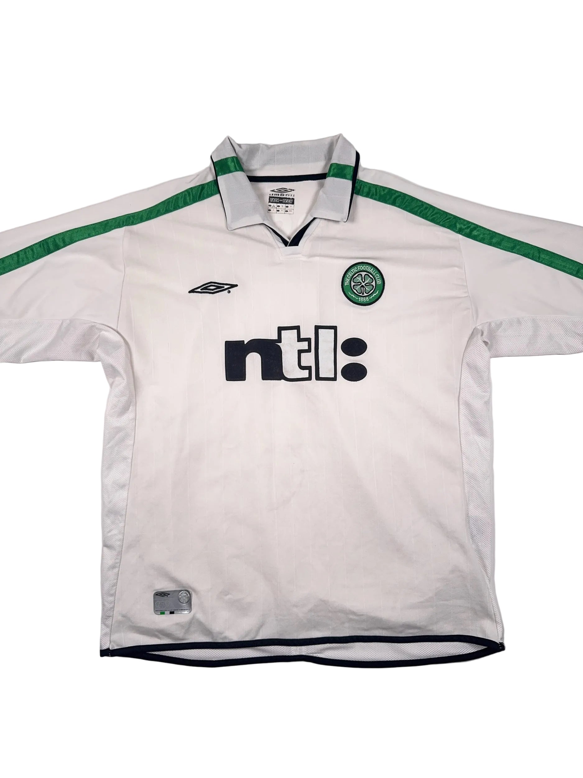 Celtic 2000/01 Henrik Larsson #7 Away Shirt - XL