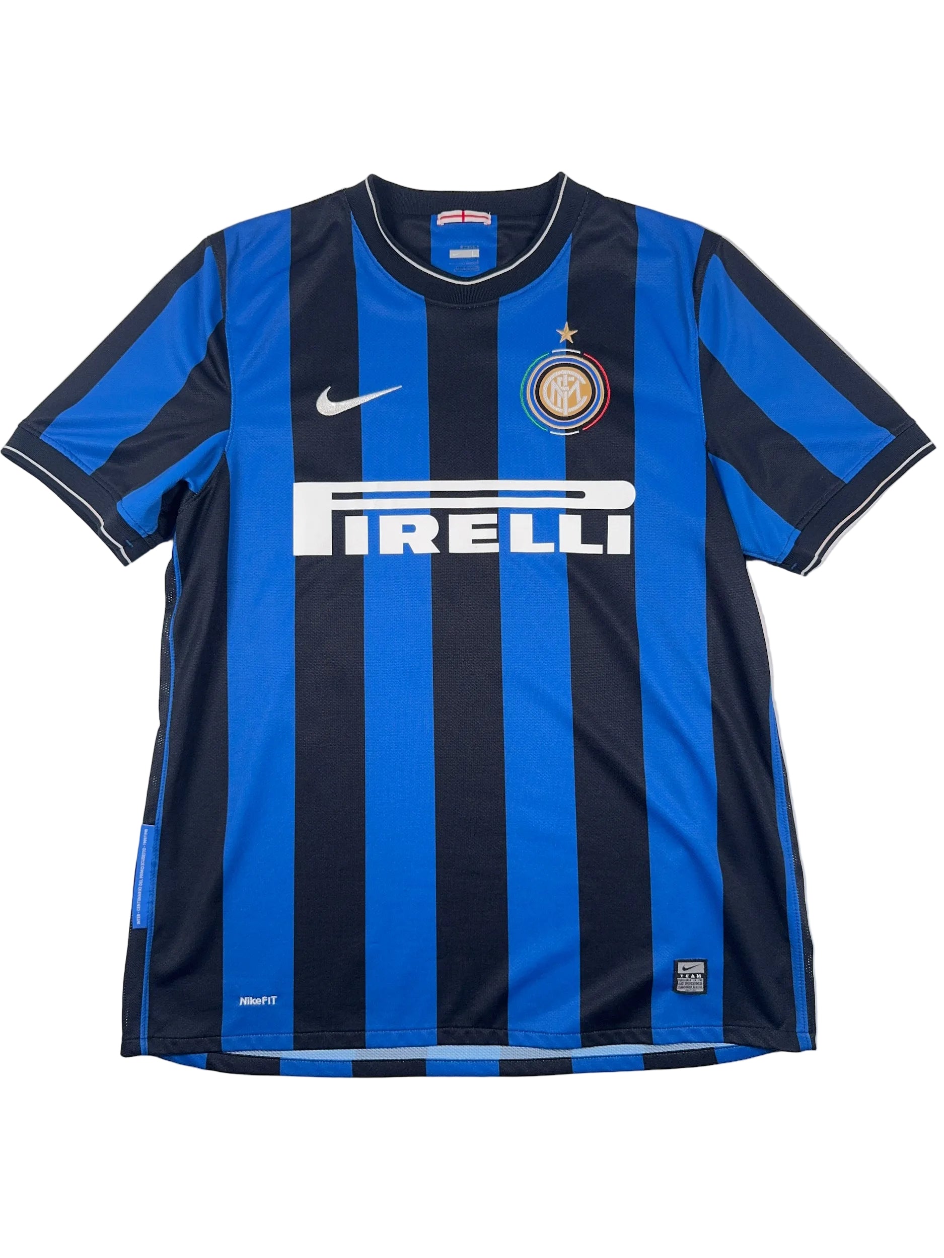 Inter Milan 2009/10 Mario Balotelli #45 Home Shirt - L