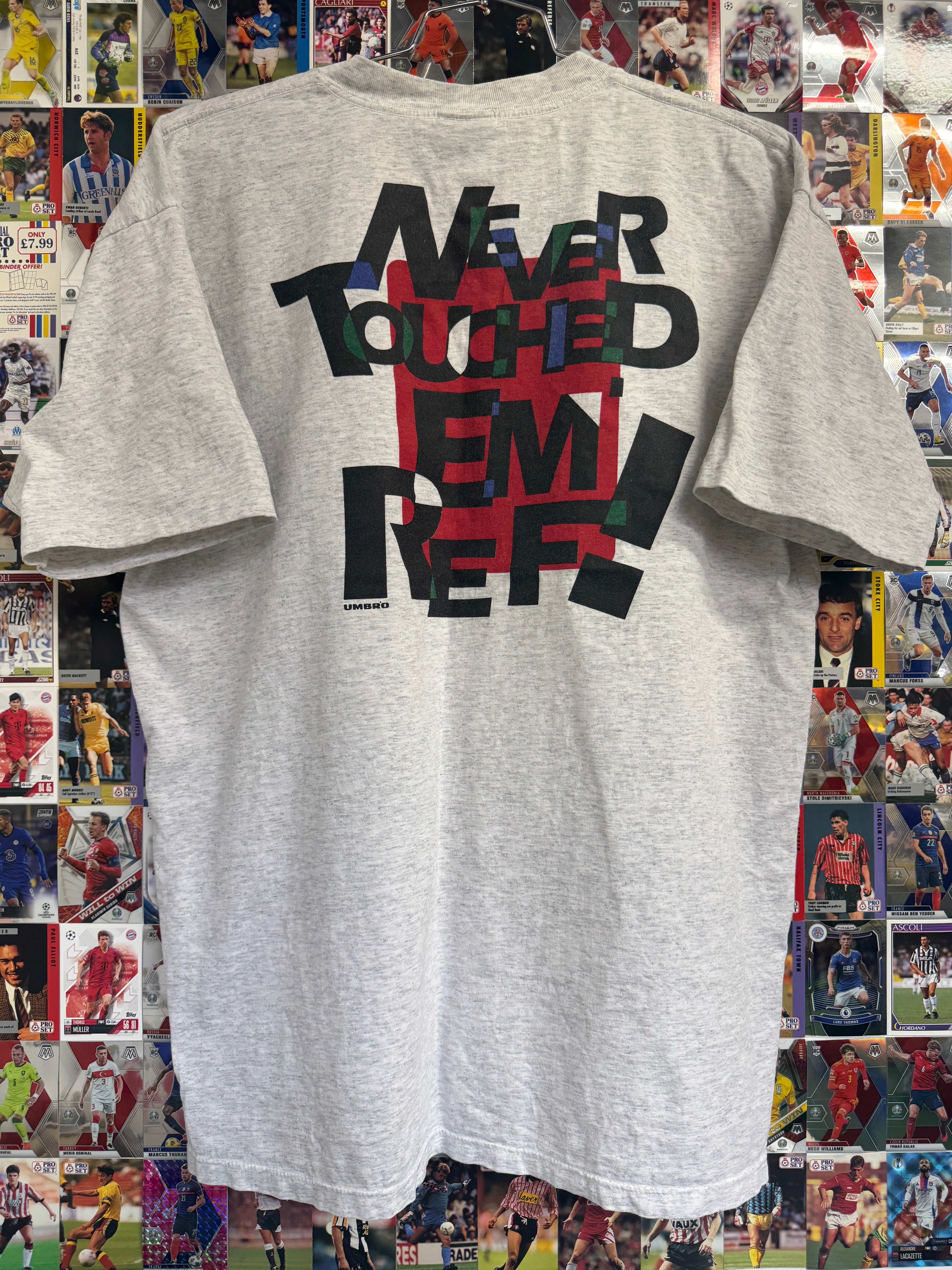 Never Touched 'Em Ref 90s Umbro T-Shirt | Retro Screamers
