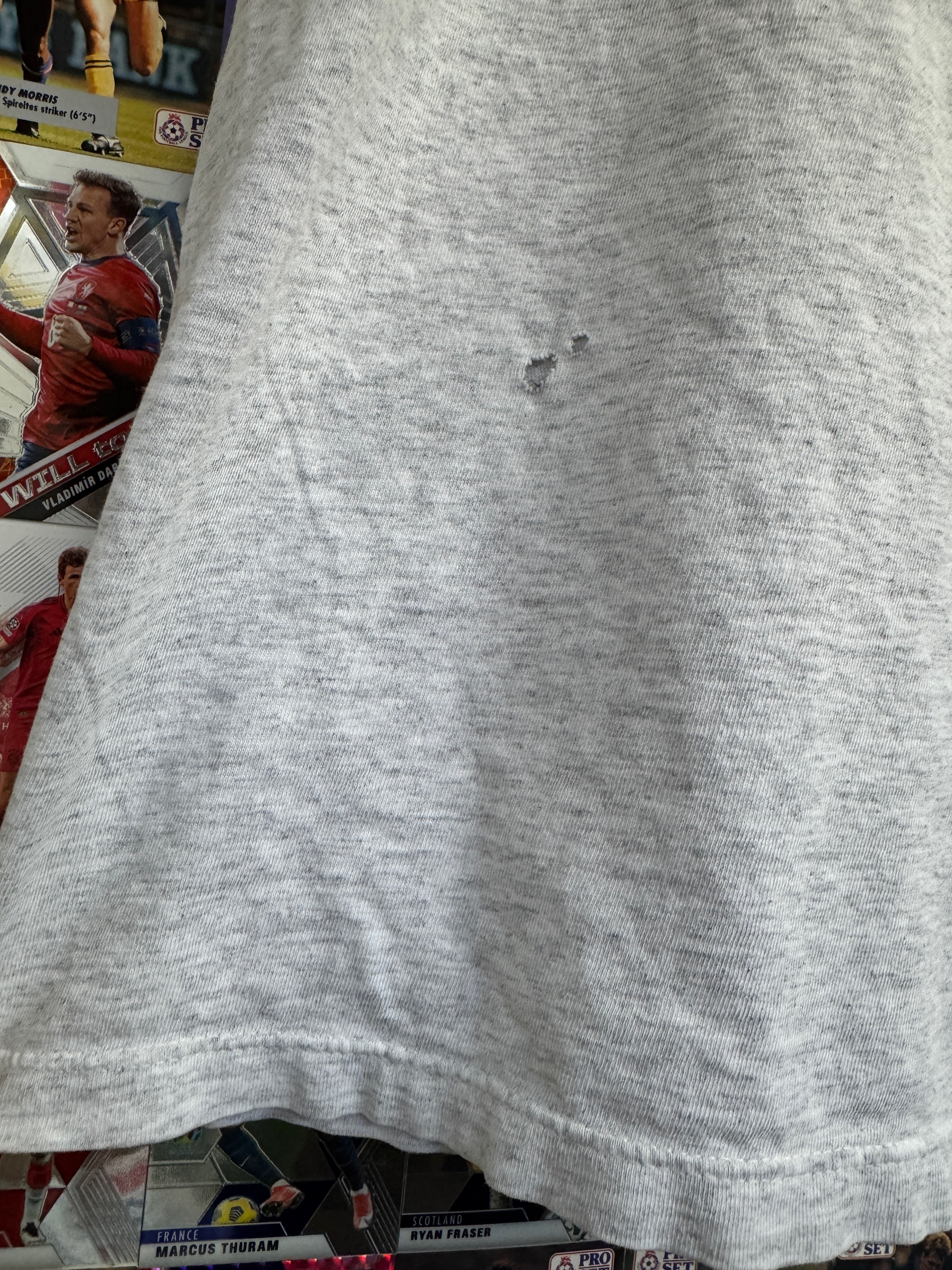 Columbus Crew 90s Vintage Grey Adidas Workmen T-Shirt | Retro Screamers