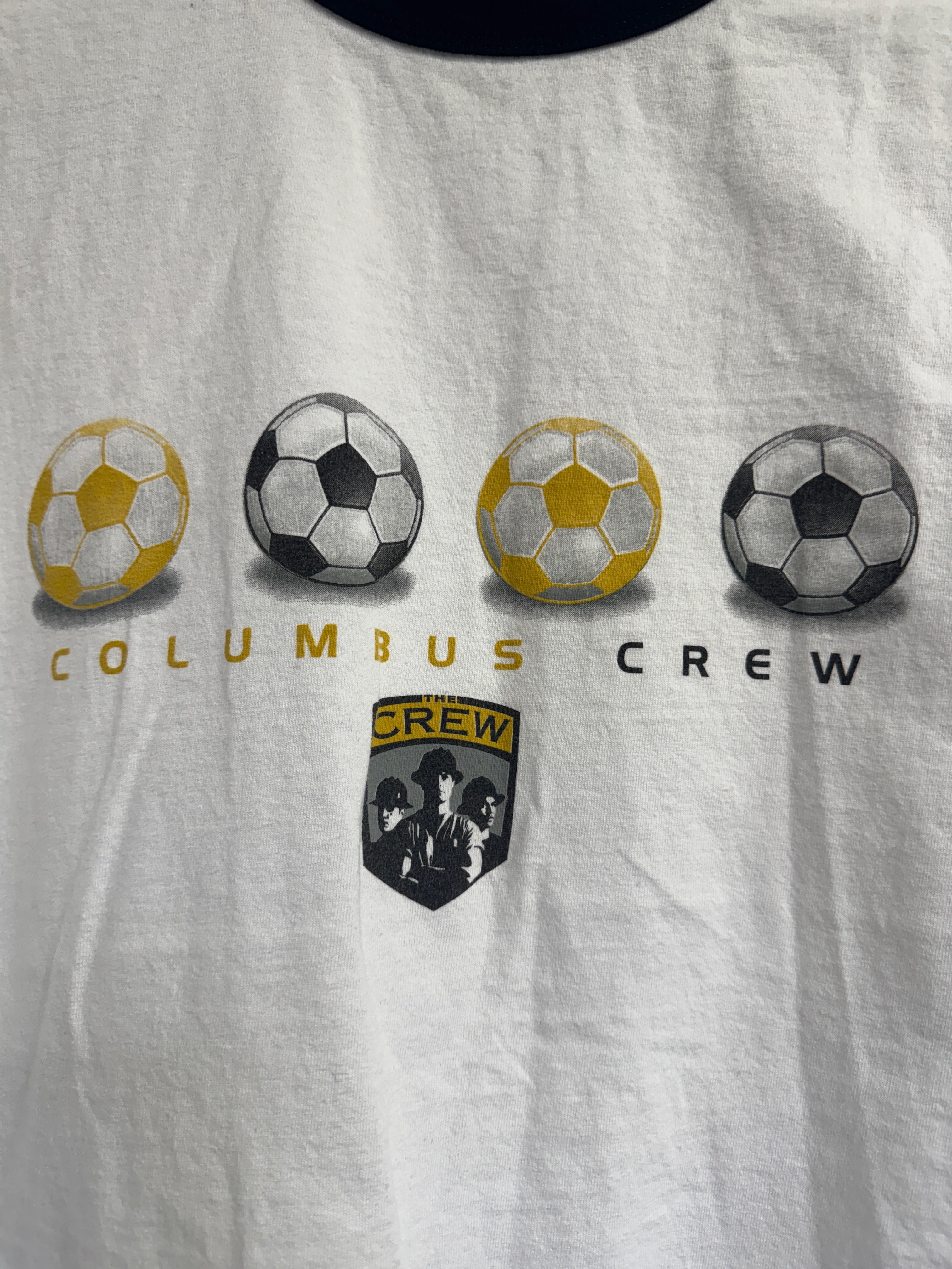 Columbus Crew 00s MLS Ringer T-Shirt | Retro Screamers