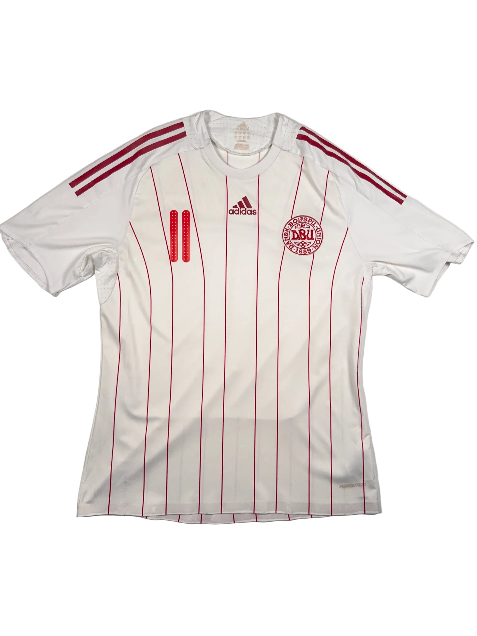 Denmark 2008/09 Nicklas Bendtner #11 Formotion Away Shirt - L