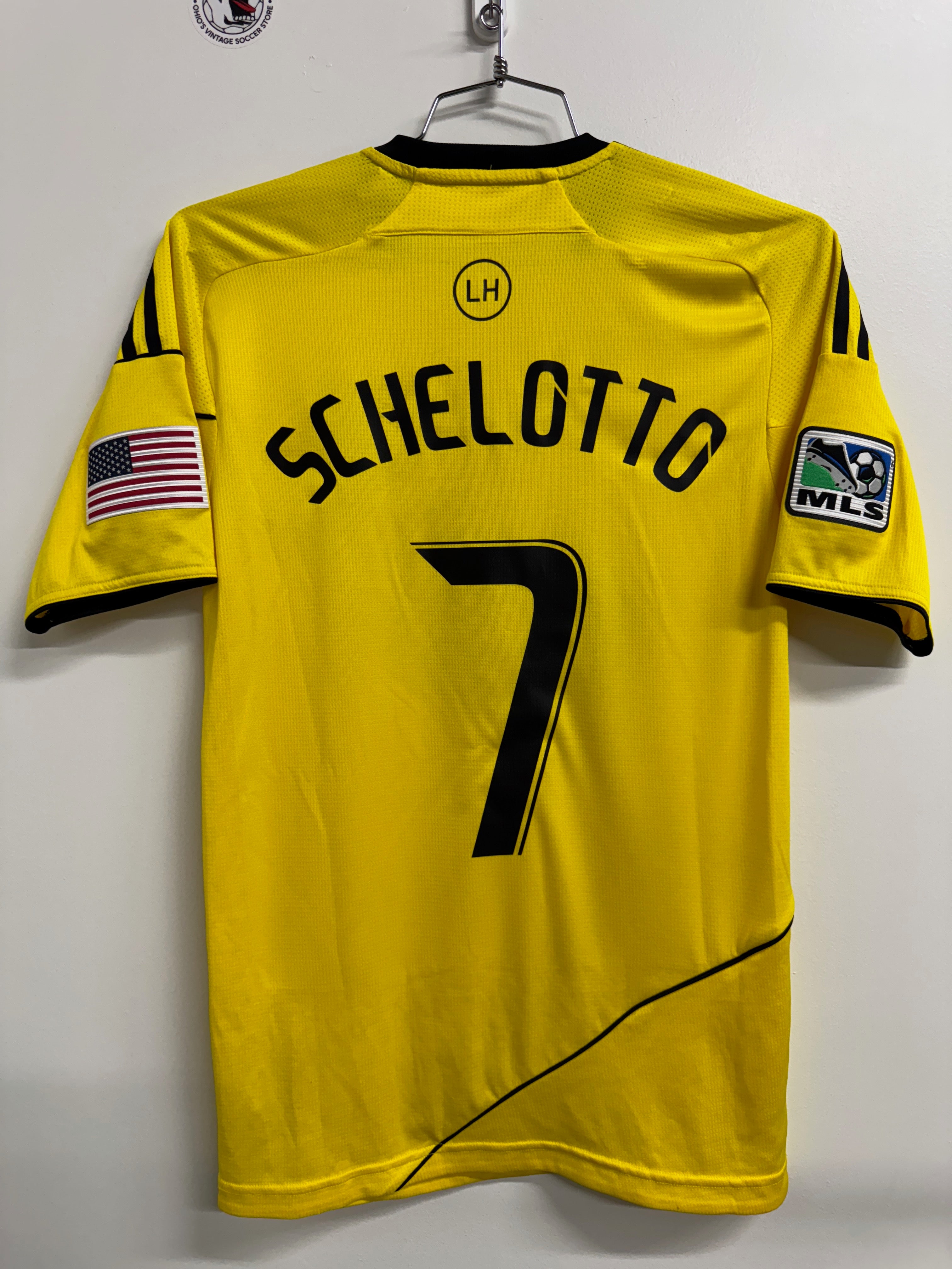 Columbus Crew 2010/12 Guillermo Barros Schelotto #7 Home Shirt | Retro Screamers