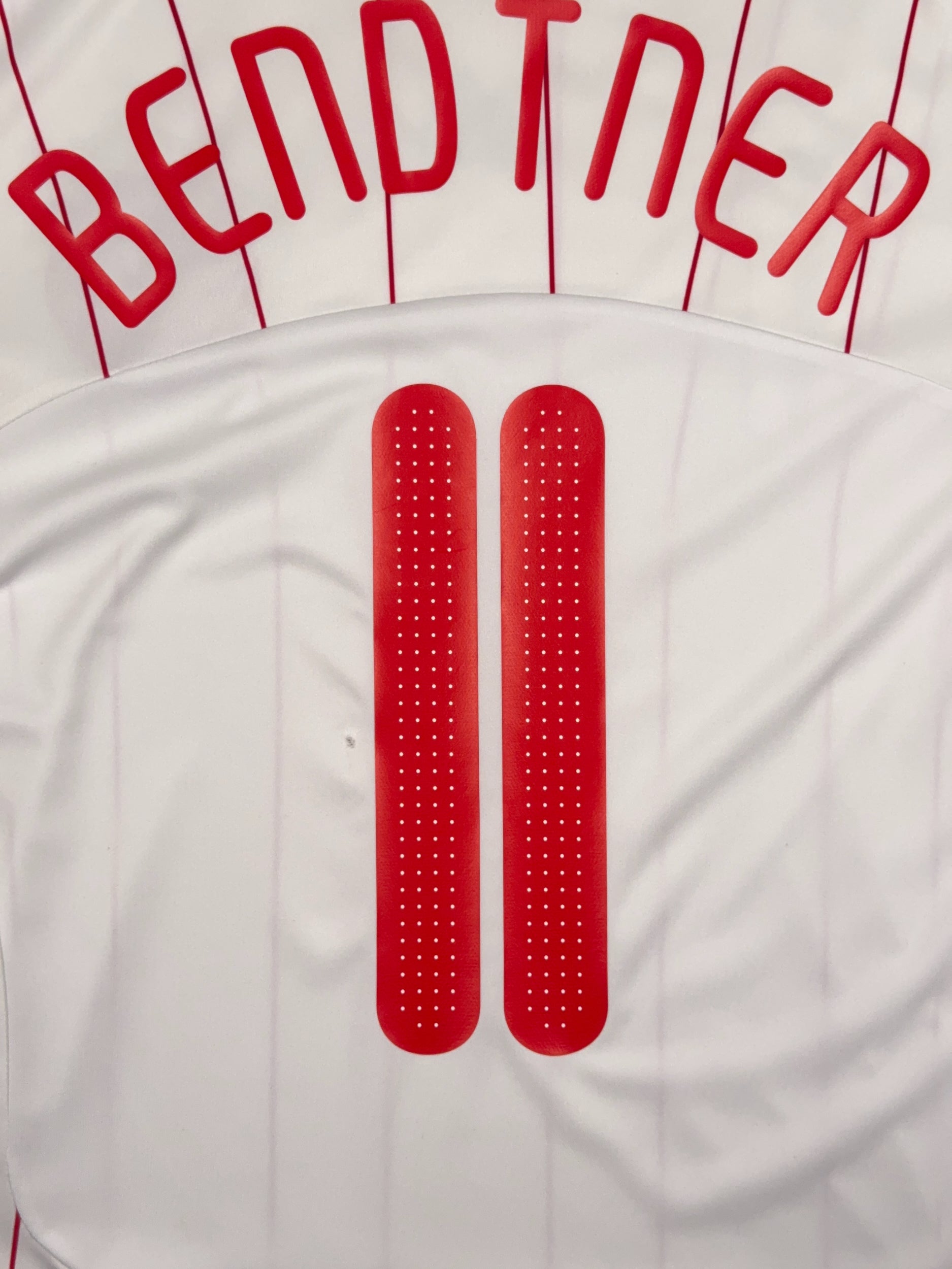 Denmark 2008/09 Nicklas Bendtner #11 Formotion Away Shirt - L