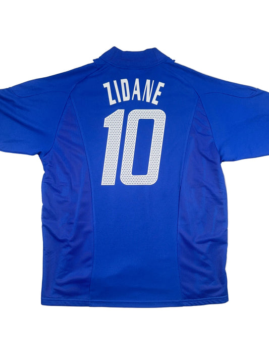 France 2002/03 Zinedine Zidane #10 Home Shirt - XL