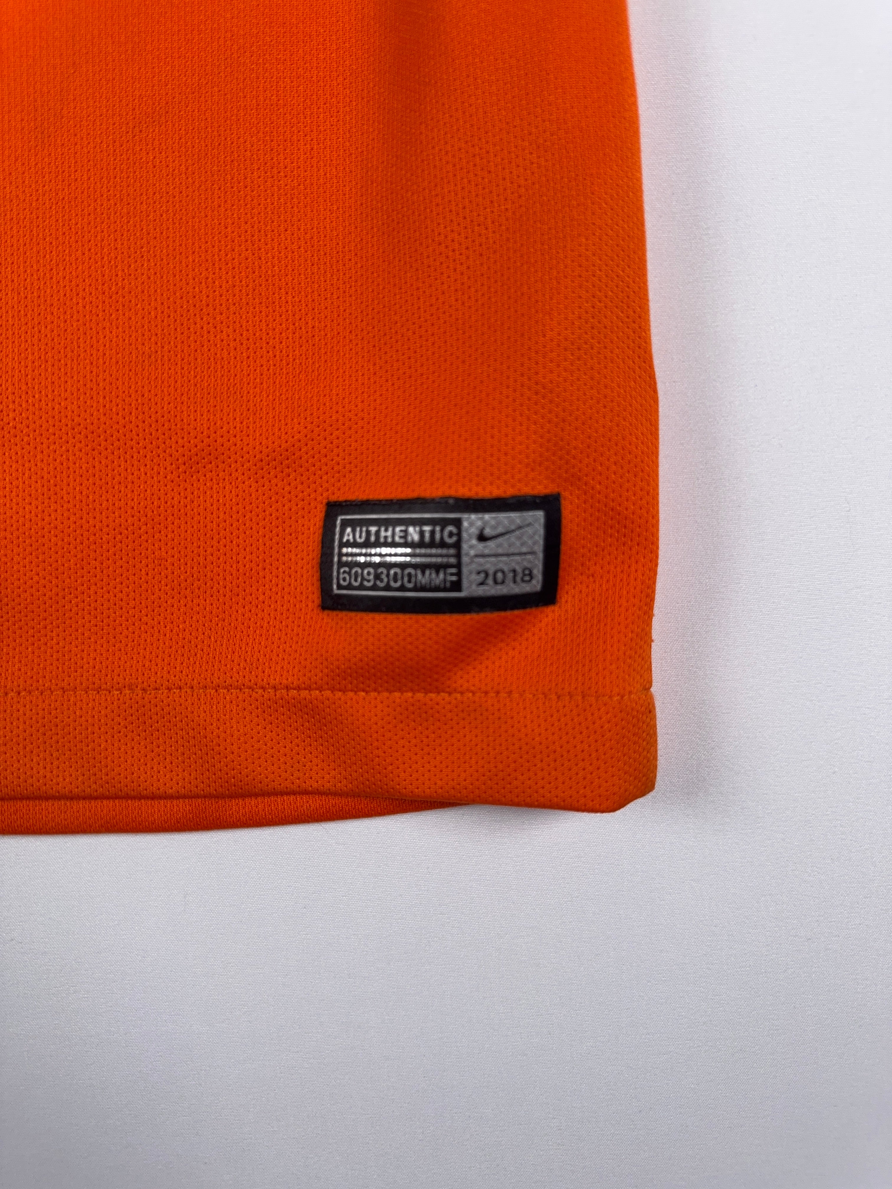 Netherlands 2018/19 Home Shirt - YL