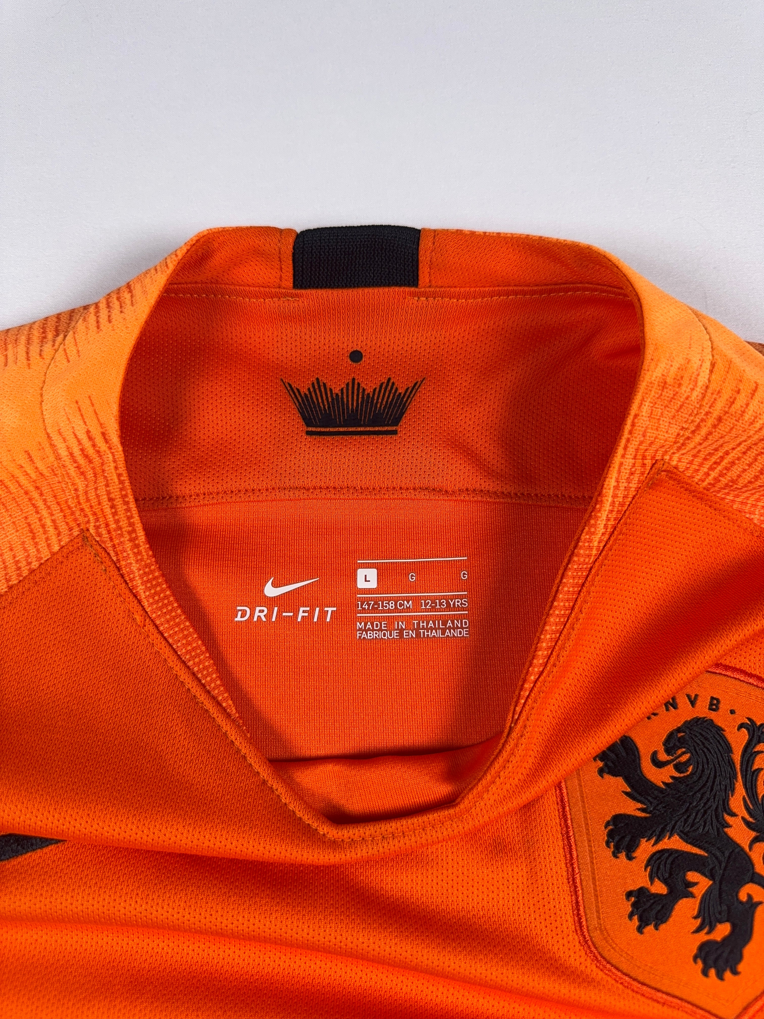 Netherlands 2018/19 Home Shirt - YL