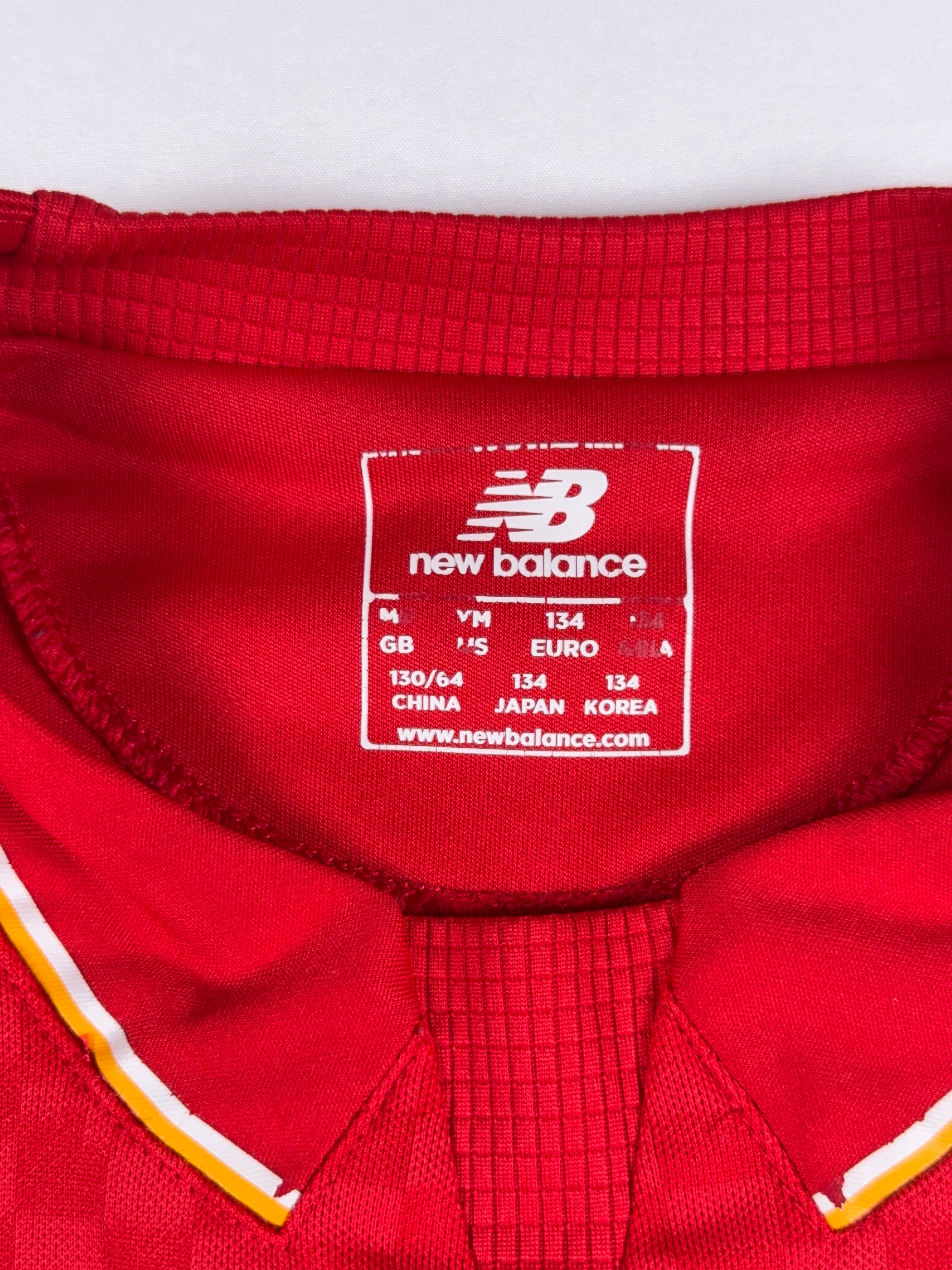 Liverpool 2016/17 Home Shirt - YM