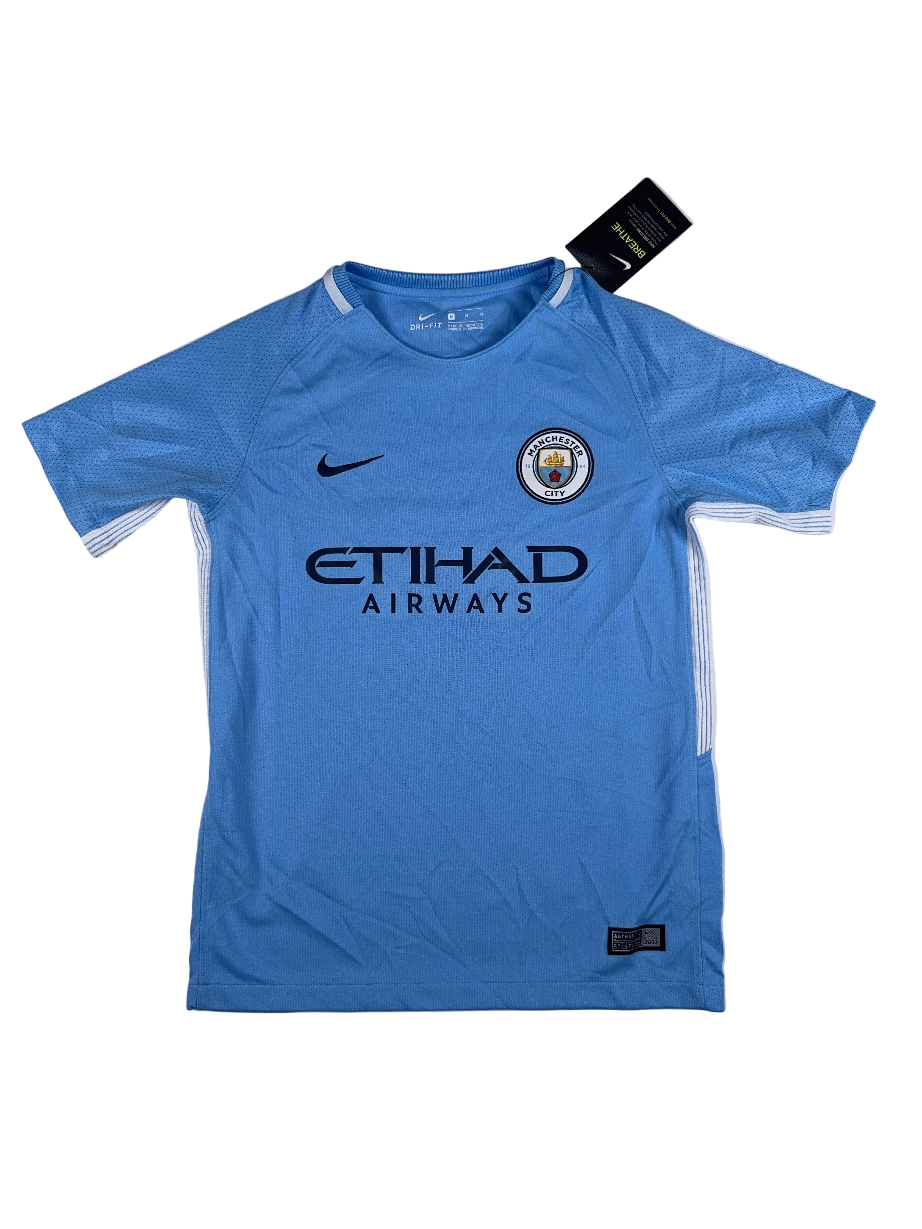 Manchester City 2017/18 Home Shirt - YM