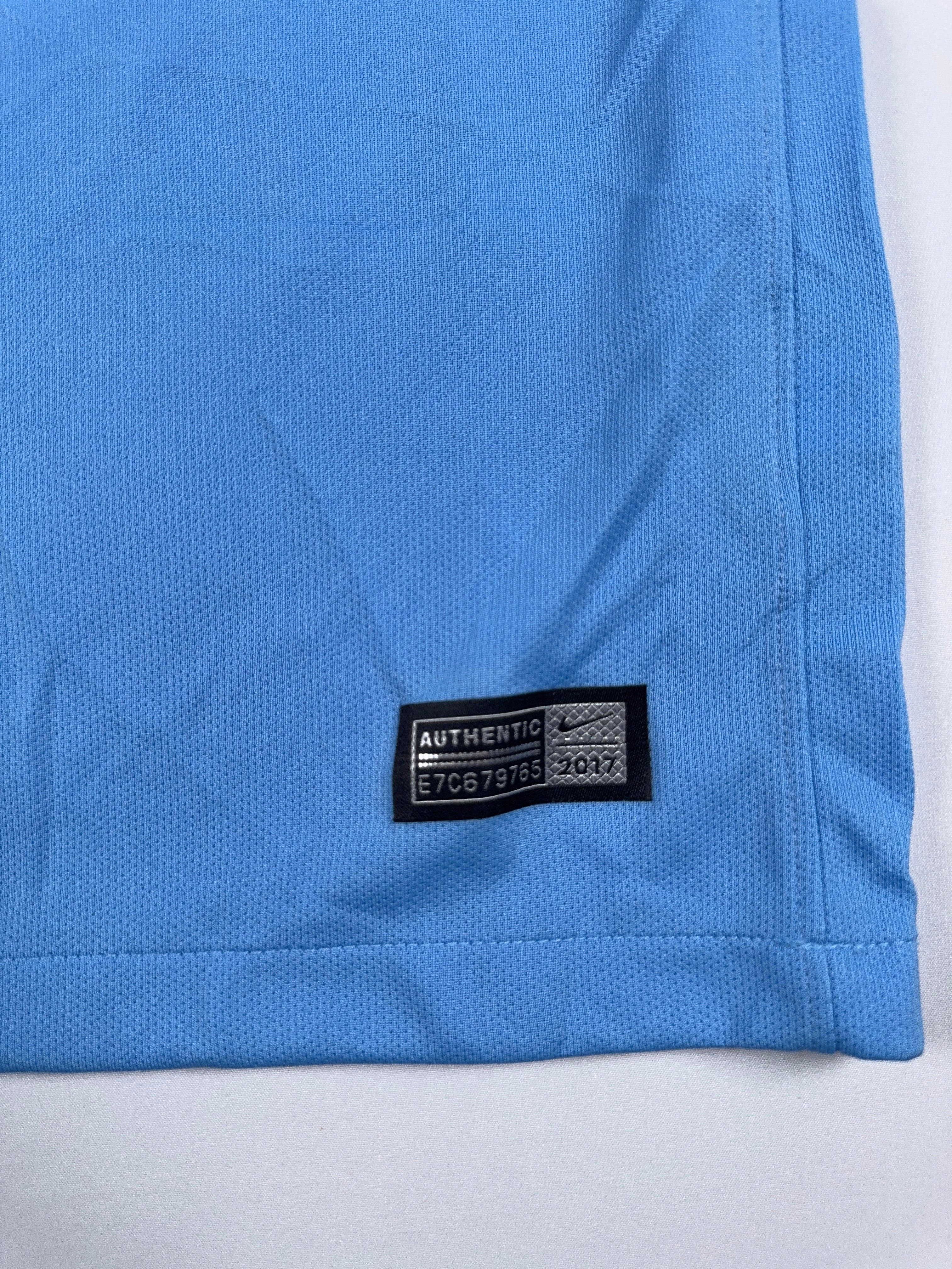 Manchester City 2017/18 Home Shirt - YM