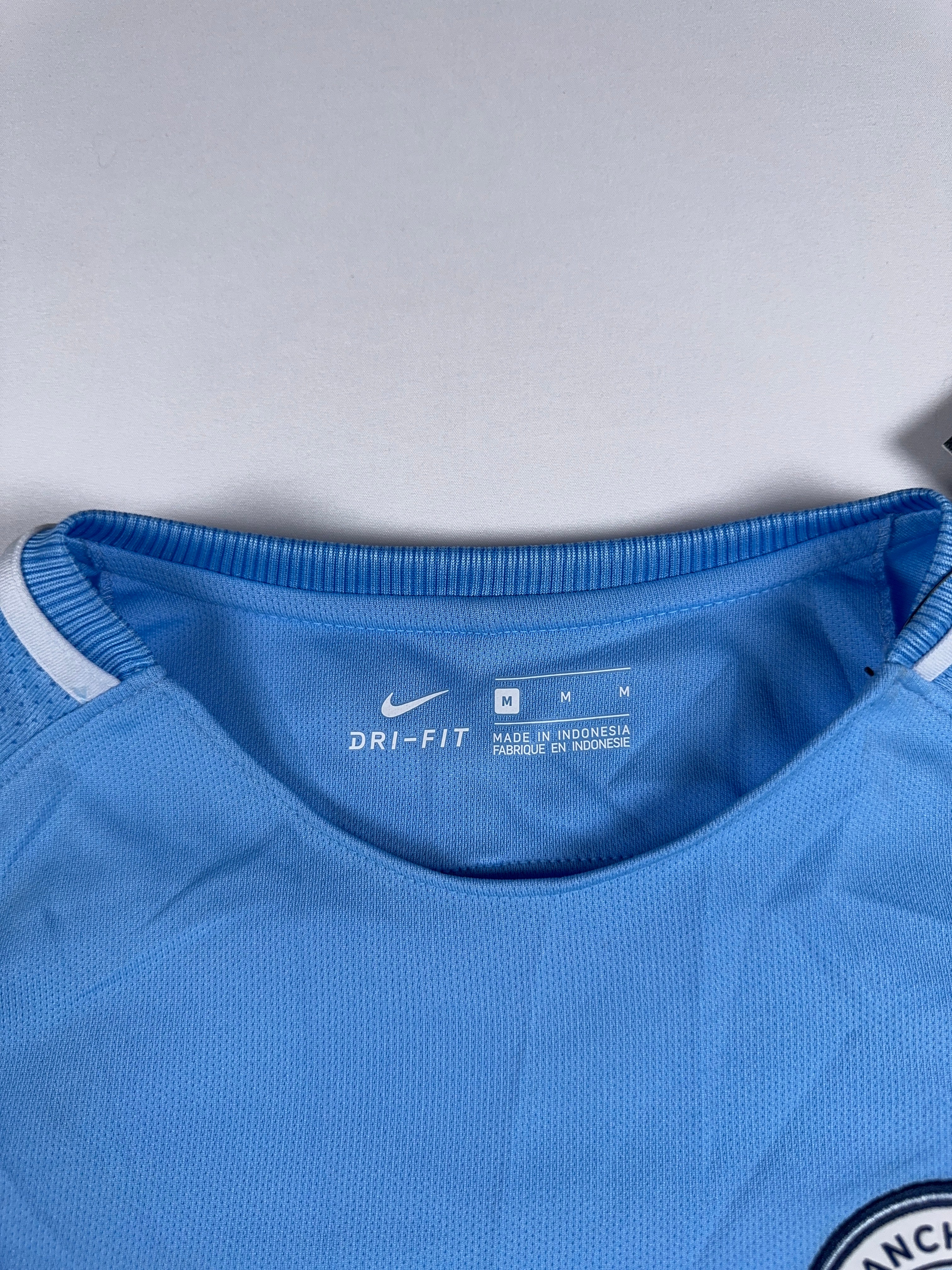 Manchester City 2017/18 Home Shirt - YM
