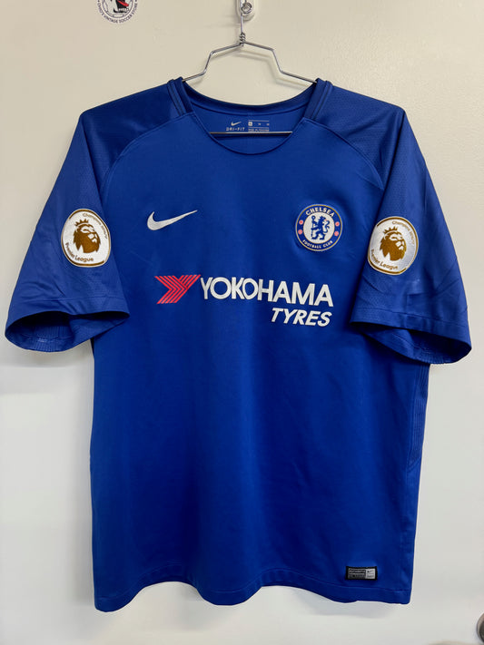 Chelsea 2017 Alonso #3 Home Shirt w/ Patches - XL