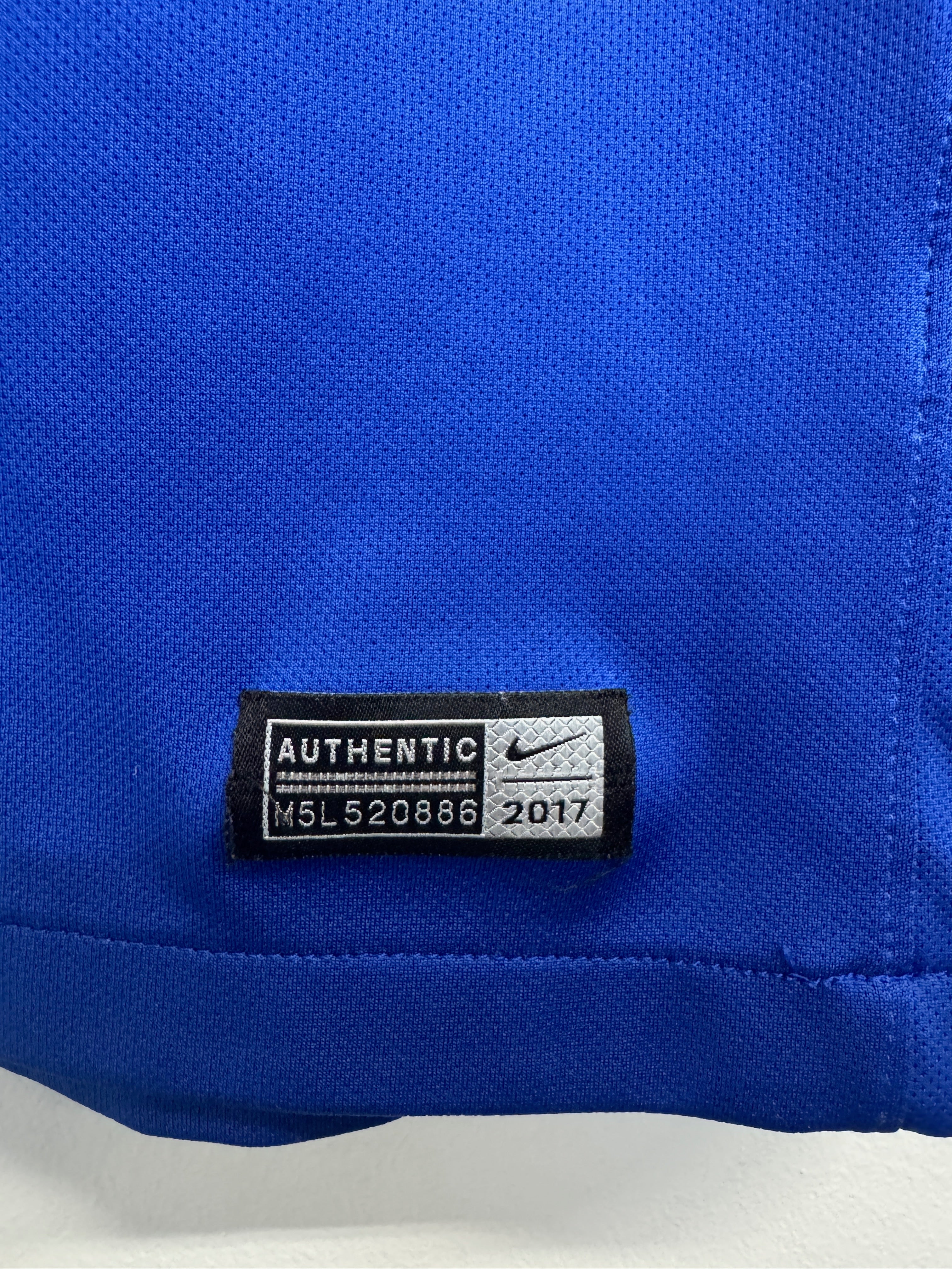 Chelsea 2017 Alonso #3 Home Shirt w/ Patches - XL