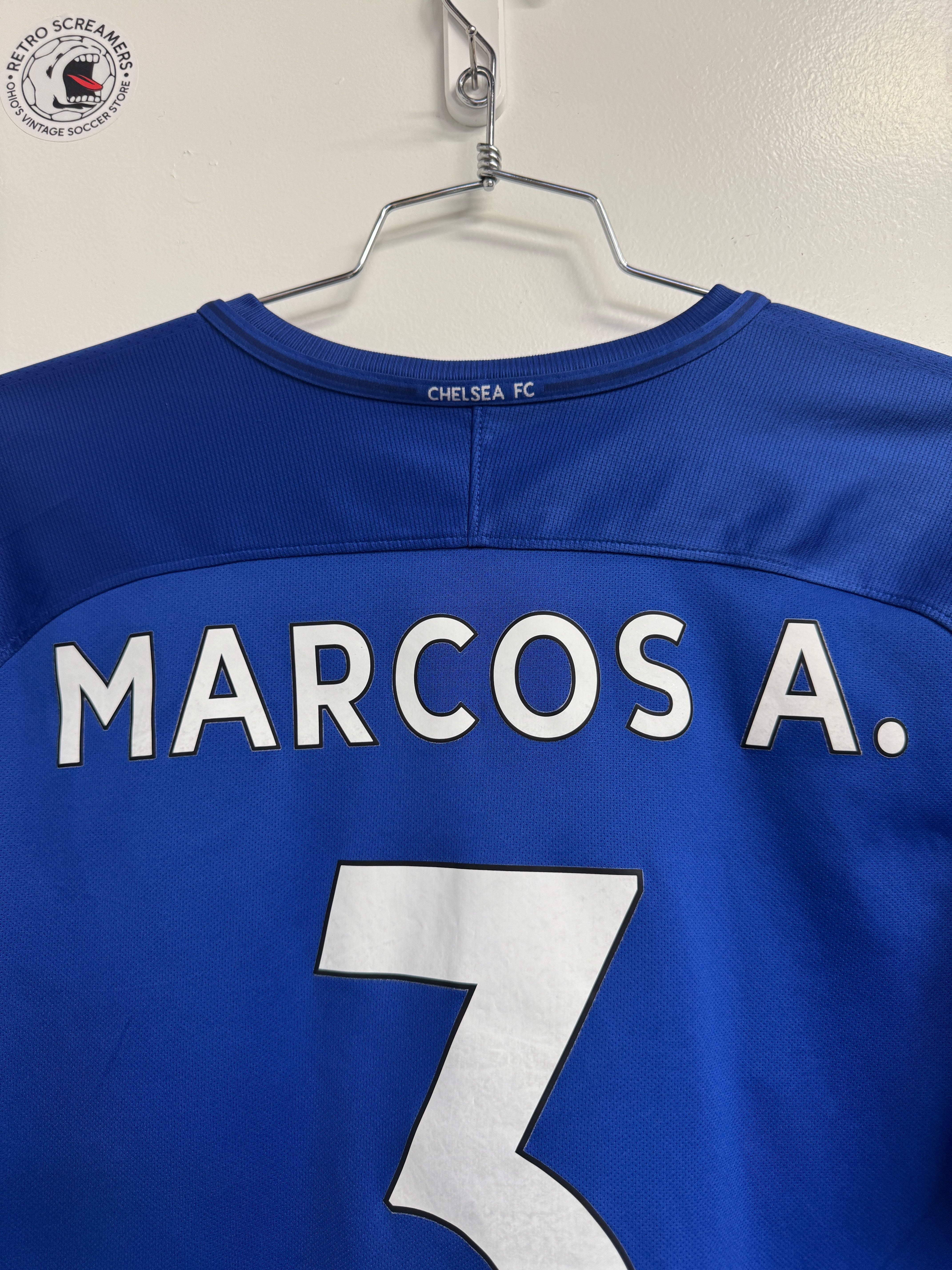 Chelsea 2017 Alonso #3 Home Shirt w/ Patches - XL