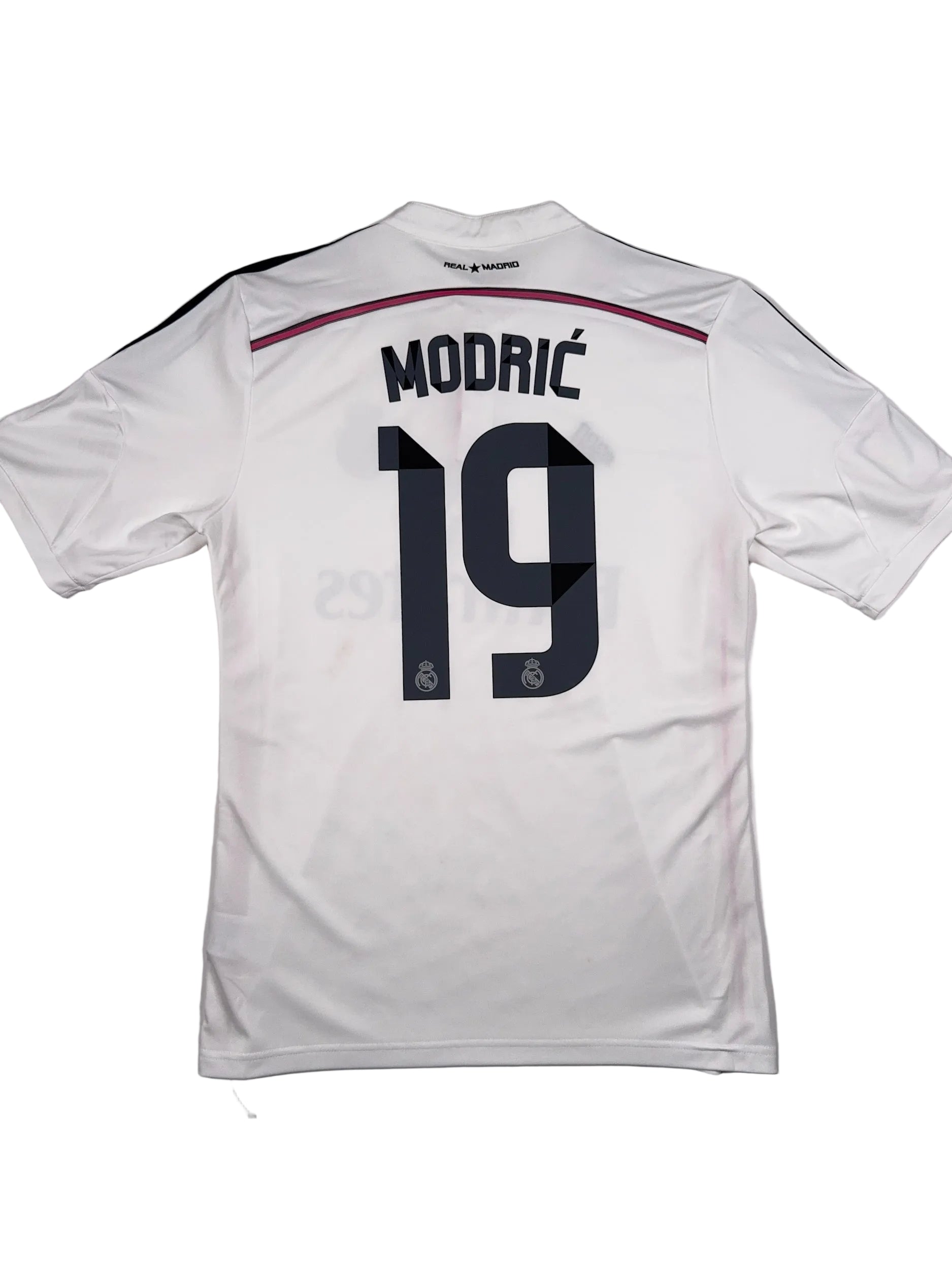 Real Madrid 2014/15 Luka Modric #19 Home Shirt - M