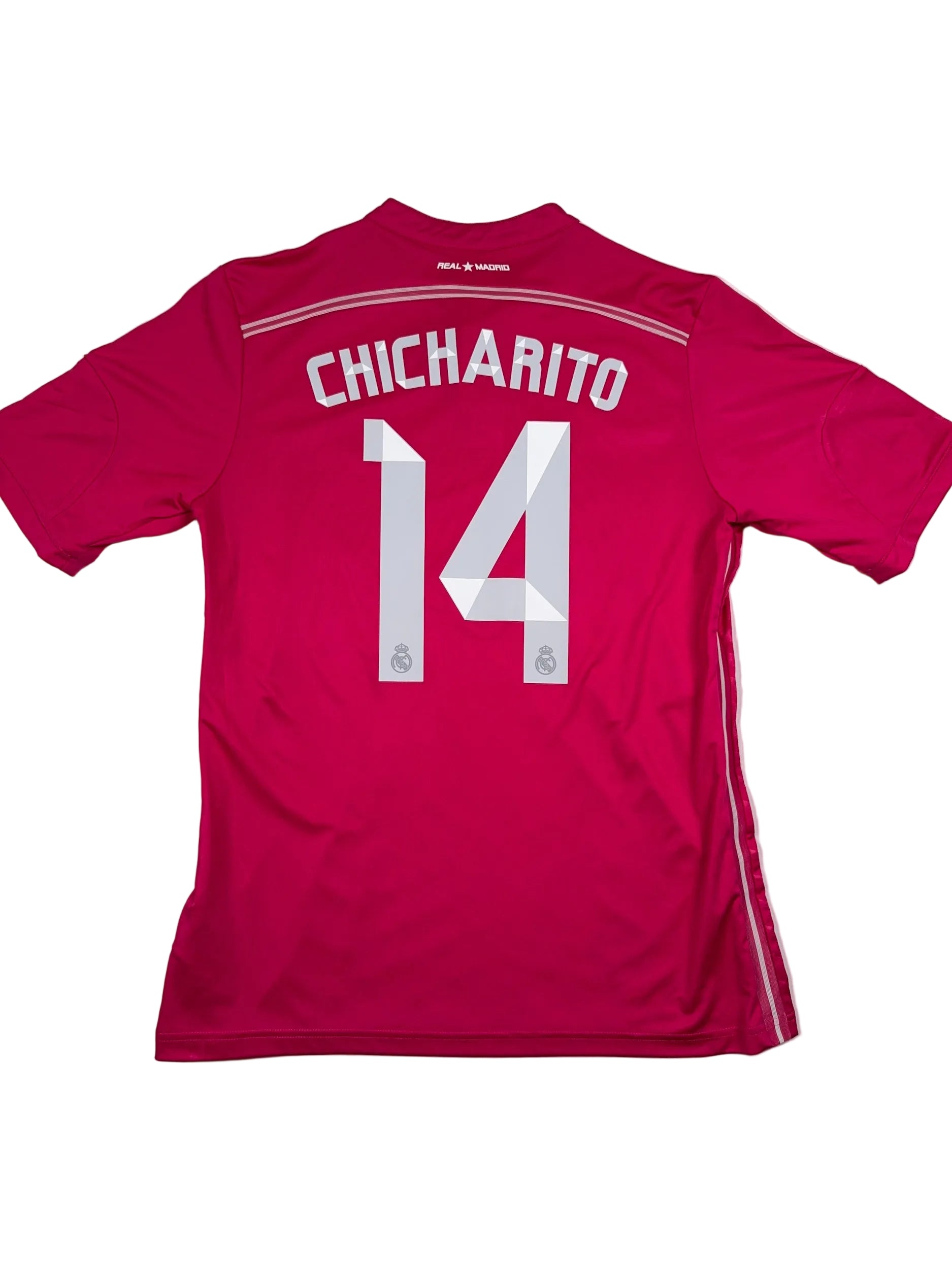 Real Madrid 2014/15 Javier 'Chicharito' Hernandez #14 Home Shirt - L