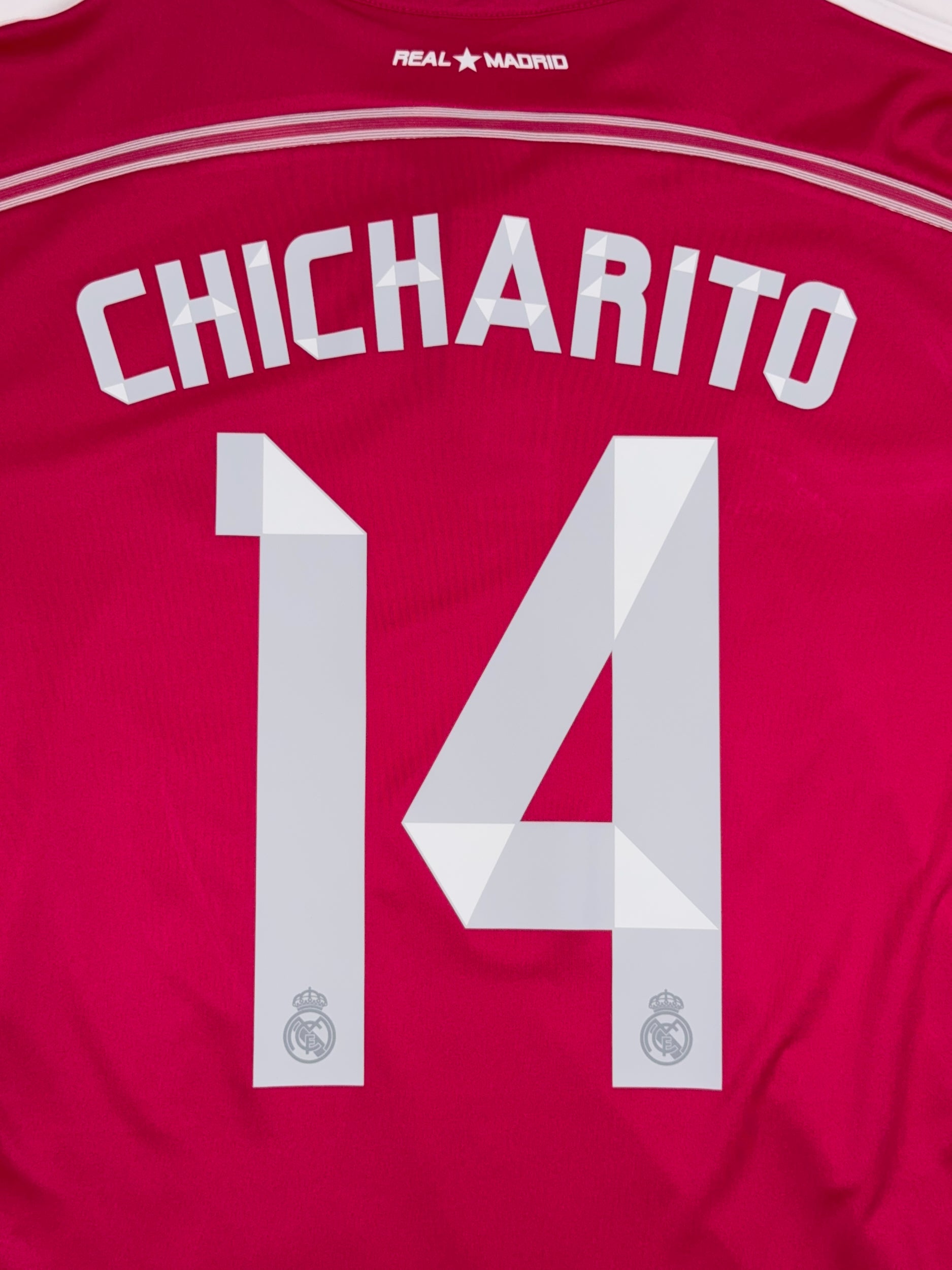 Real Madrid 2014/15 Javier 'Chicharito' Hernandez #14 Home Shirt - L