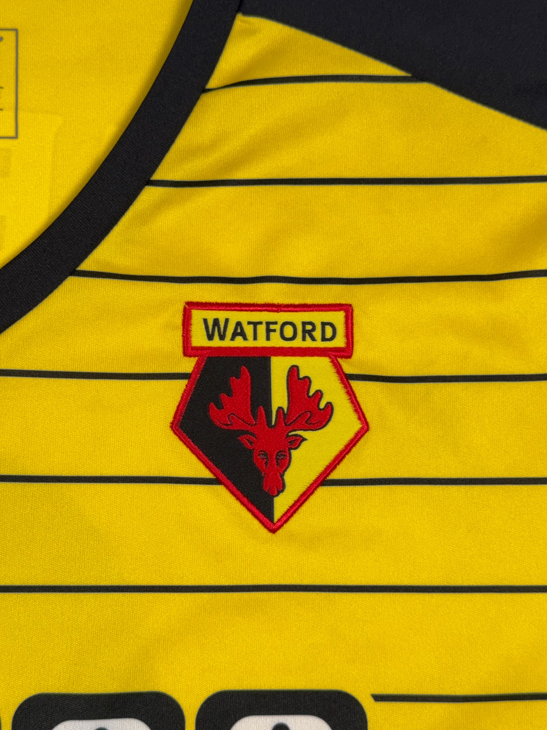 Watford 2015/16 Troy Deeney #9 Home Shirt - L