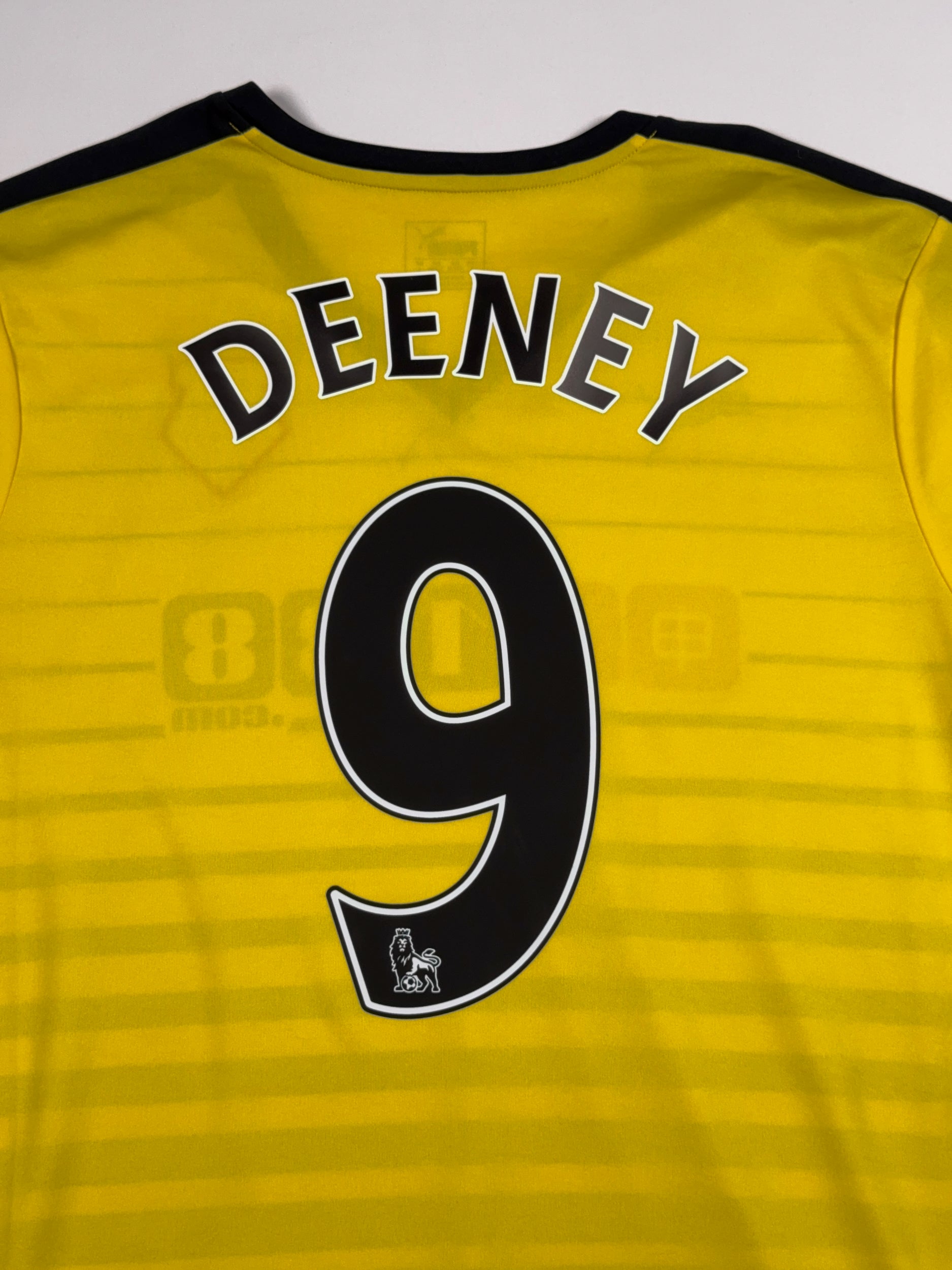 Watford 2015/16 Troy Deeney #9 Home Shirt - L