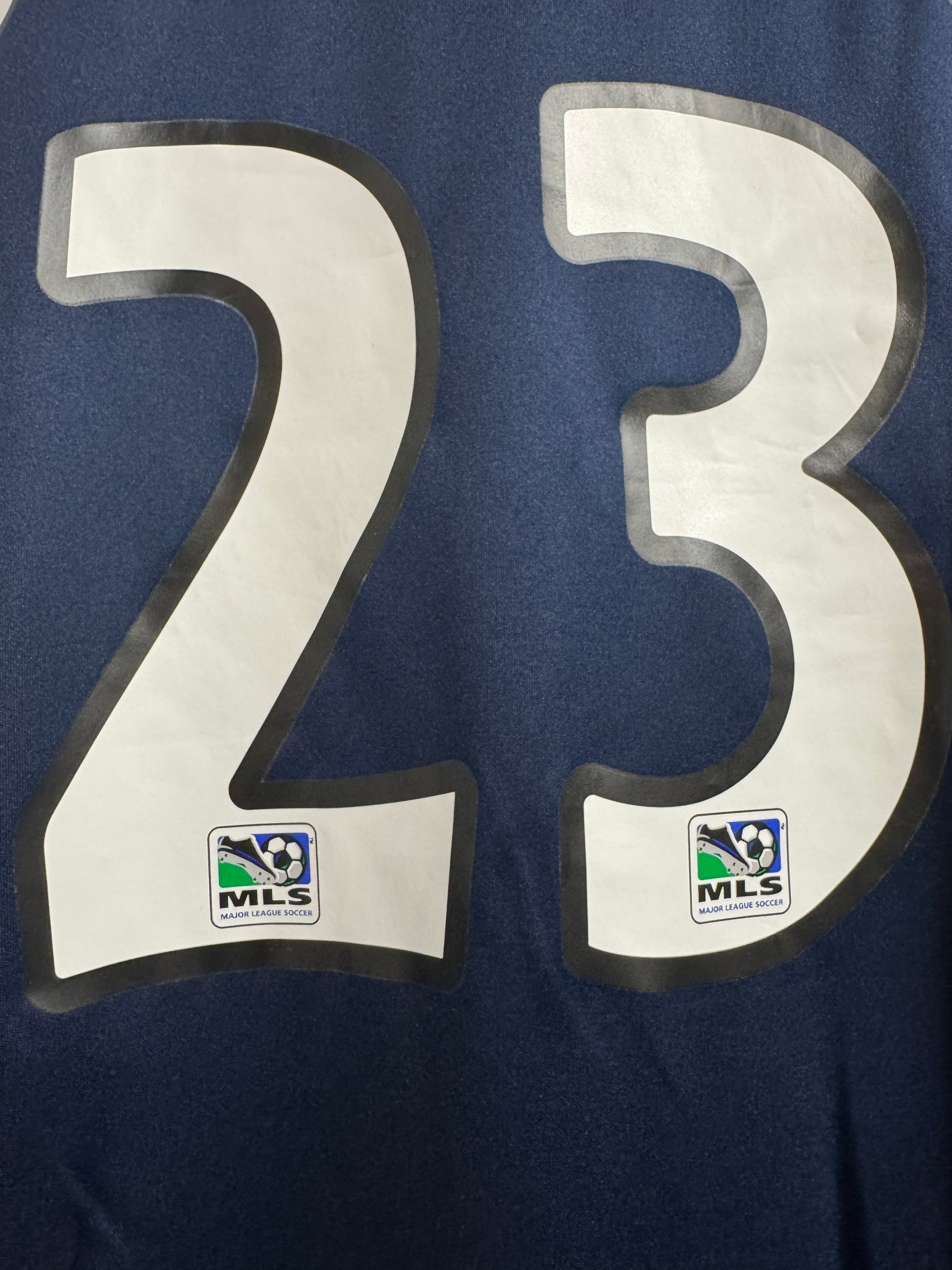 LA Galaxy 2007/08 David Beckham #23 Longsleeve Away Shirt | Retro Screamers