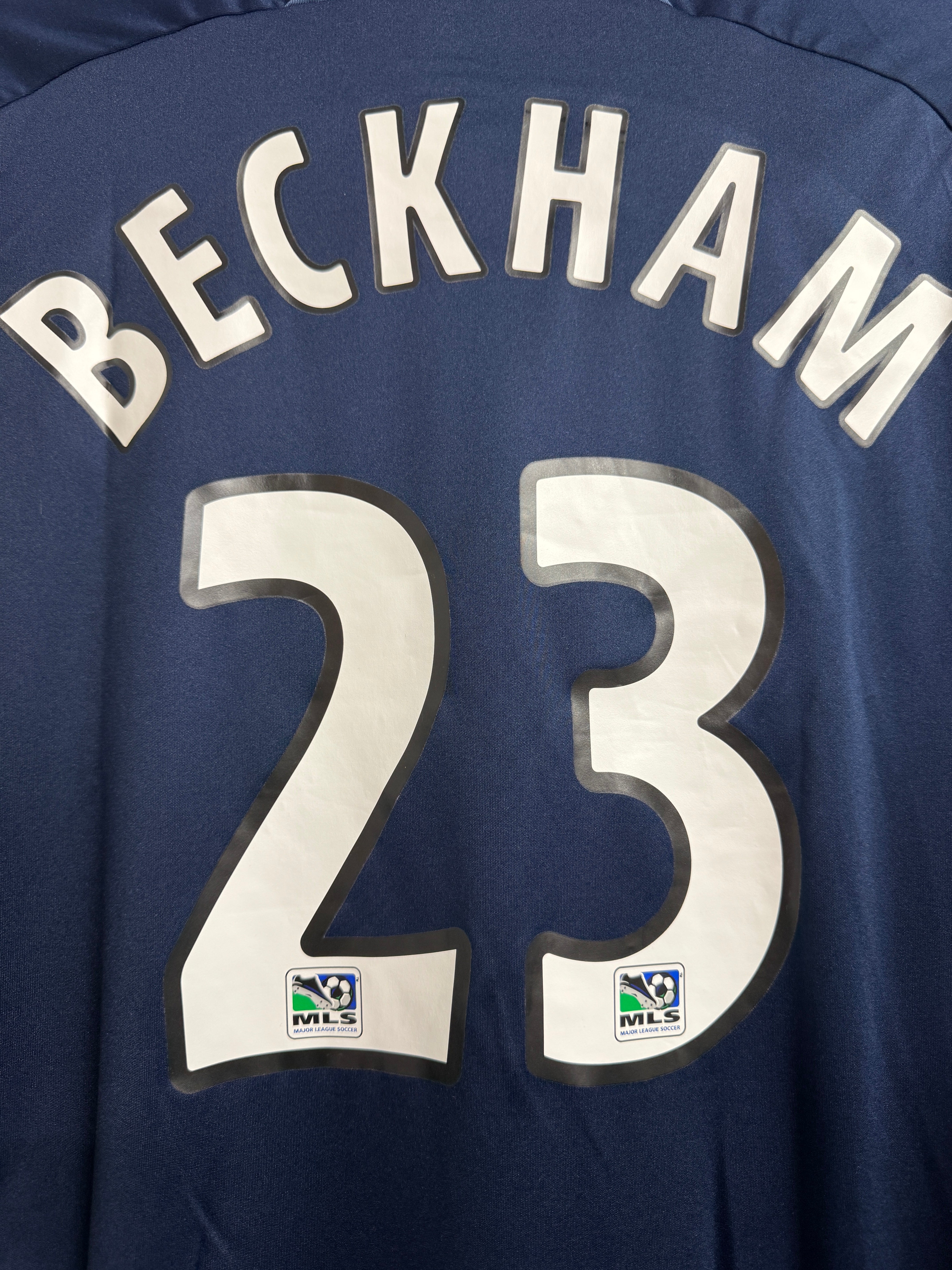 LA Galaxy 2007/08 David Beckham #23 Longsleeve Away Shirt | Retro Screamers