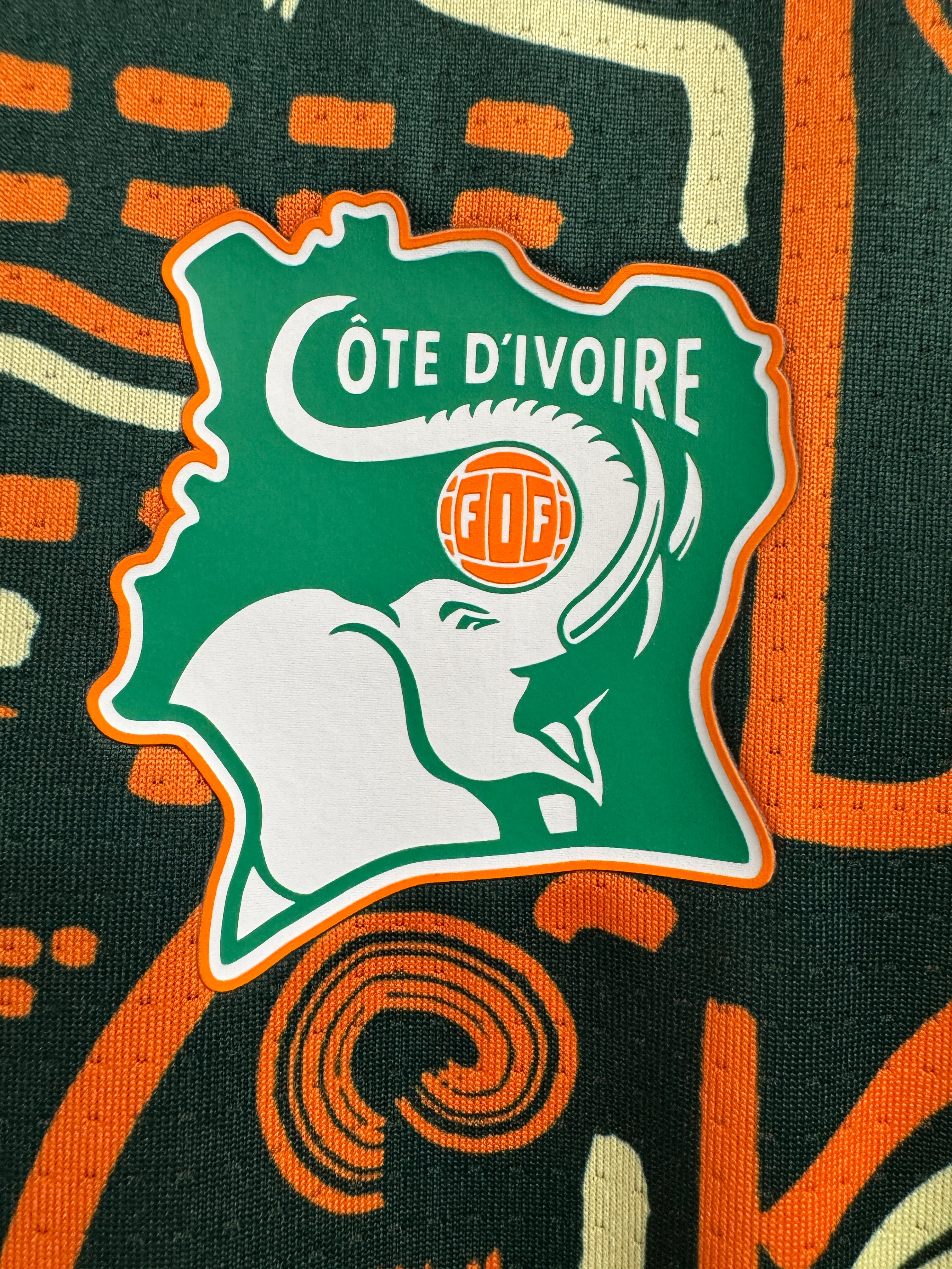 Cote D'Ivoire 2025/26 Warm-Up Shirt | Retro Screamers