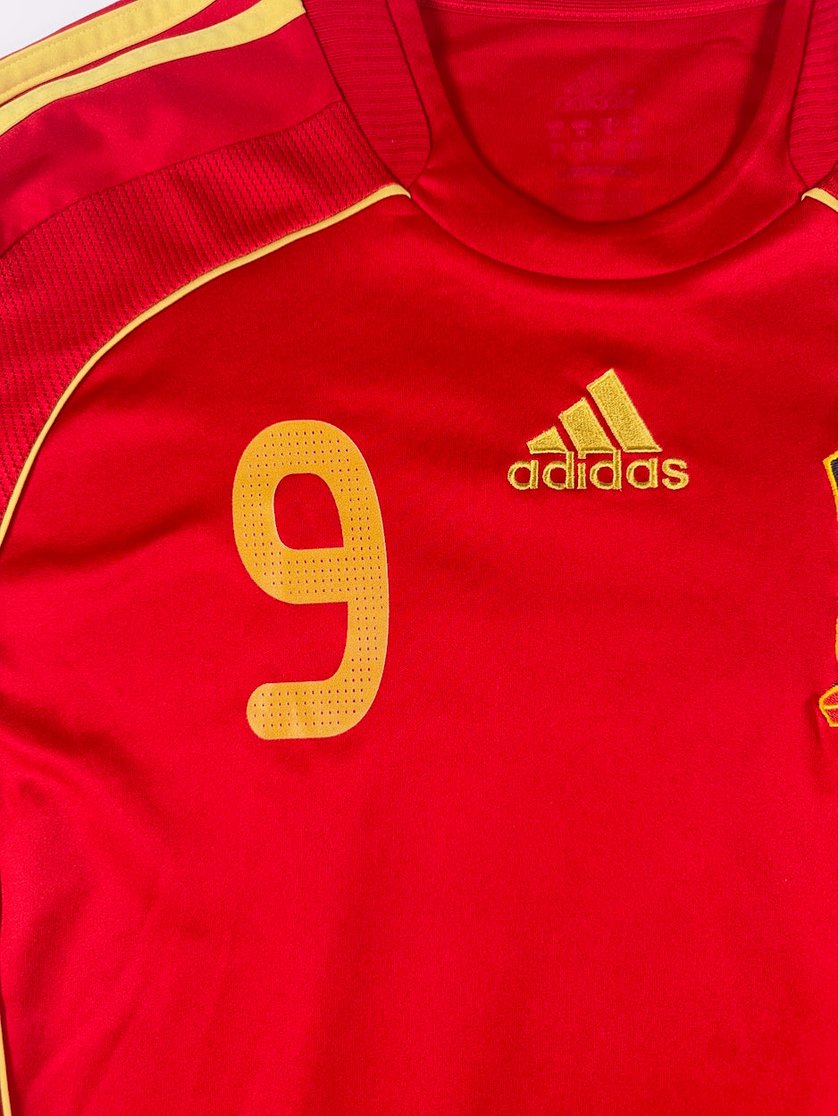 Spanien 2007/09 Fernando Torres #9 Heimtrikot - XL