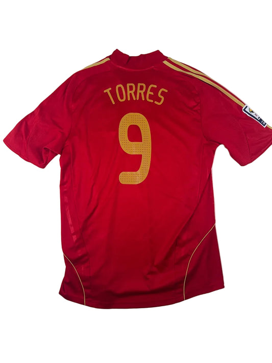 Spain 2007/09 Fernando Torres #9 Home Shirt - XL