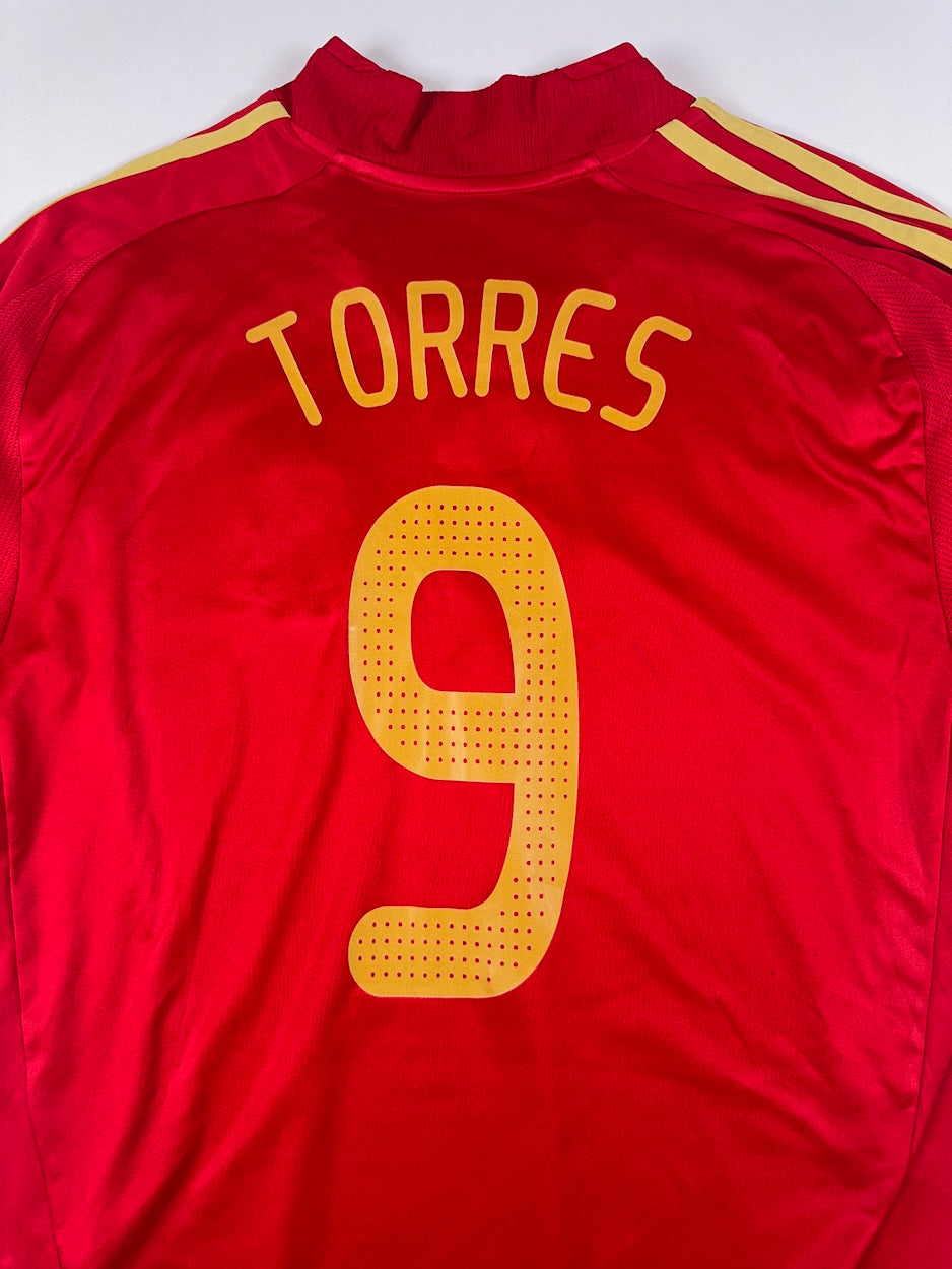 Spanien 2007/09 Fernando Torres #9 Heimtrikot - XL