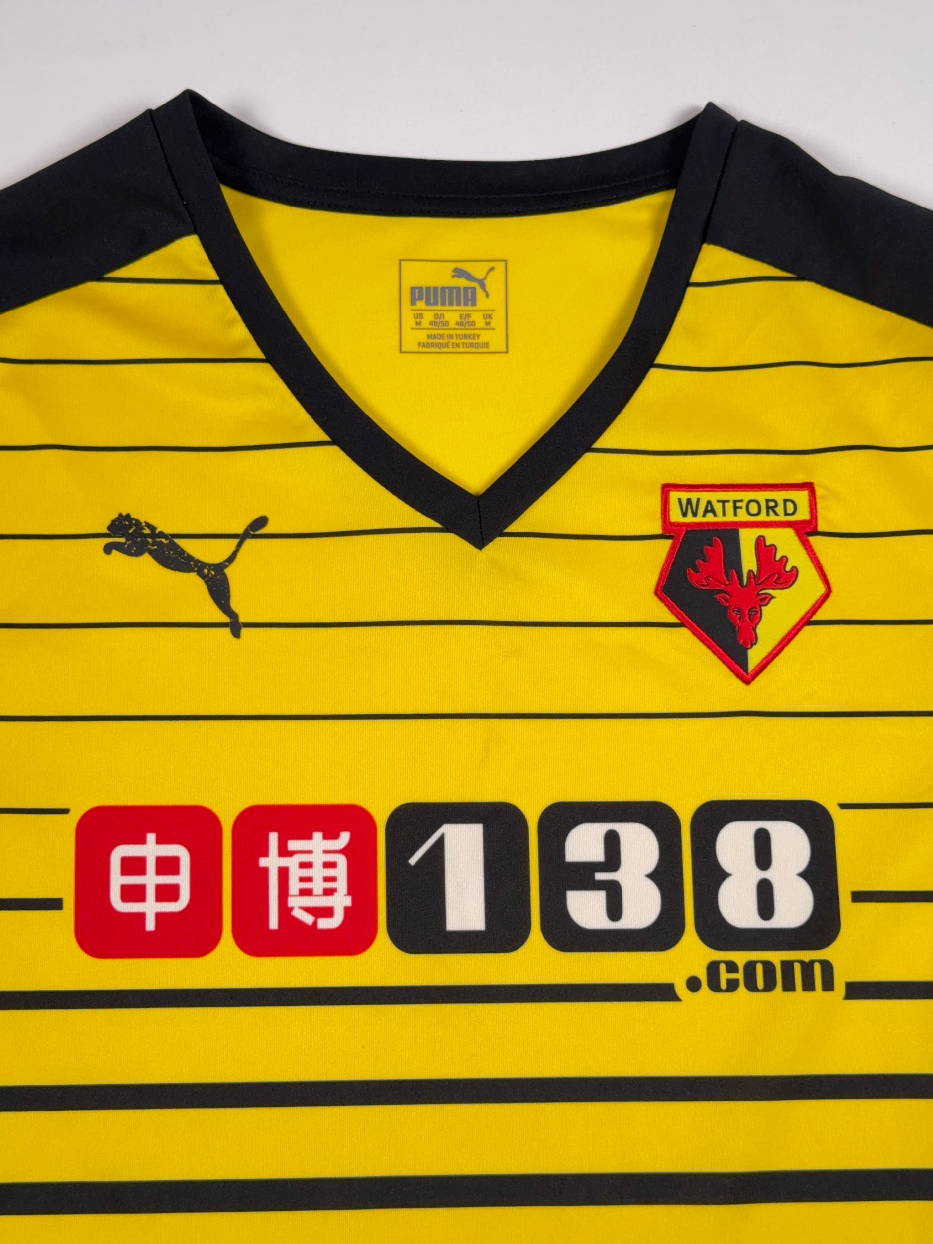 Watford 2015/16 Home Shirt - M
