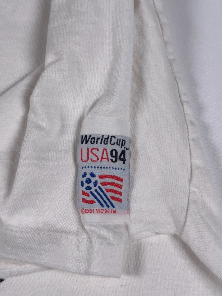 USA Vintage 1994 World Cup Flag Tee Single Stitch - L