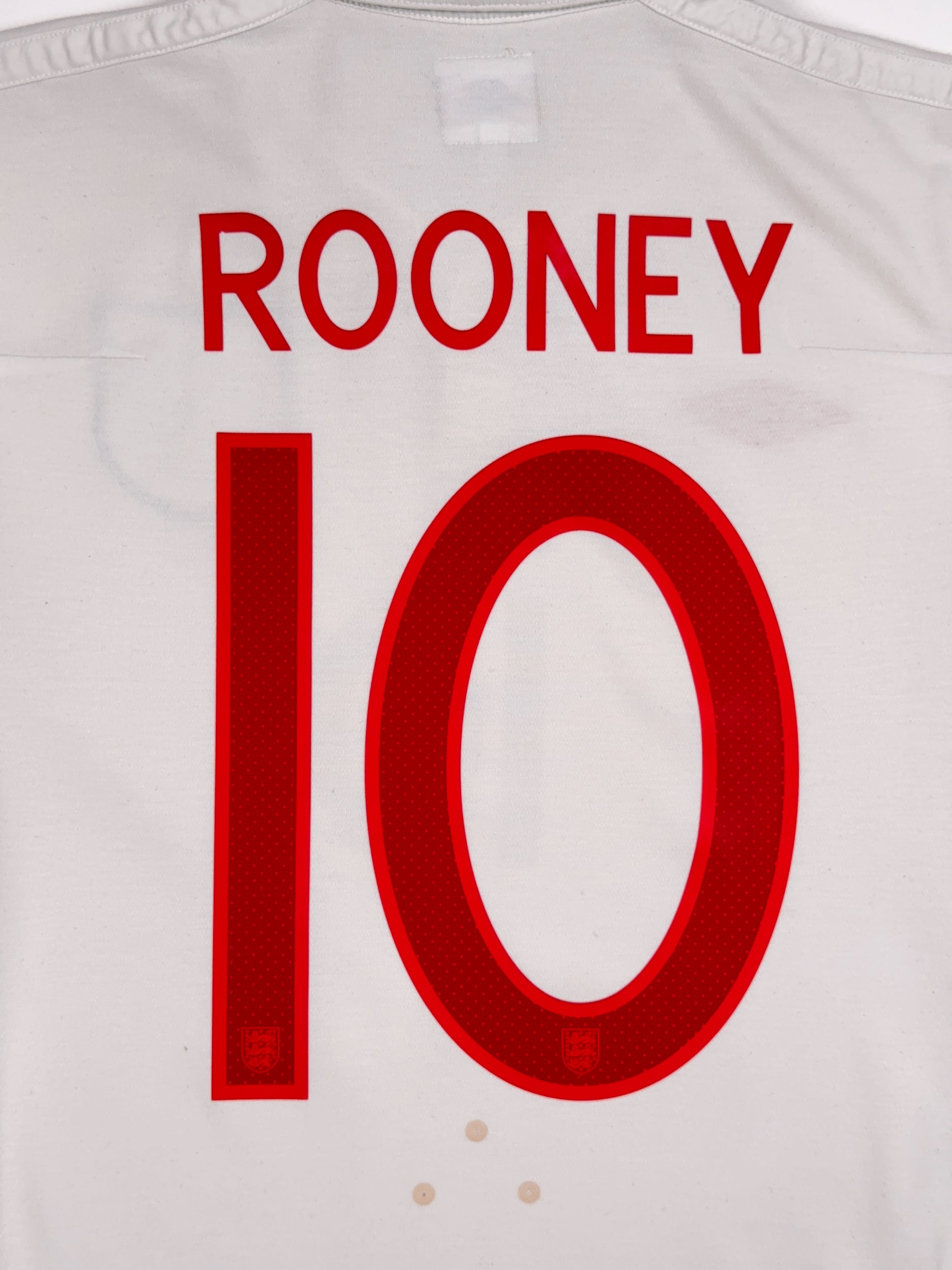 England 2010/12 Wayne Rooney #10 Home Shirt - M